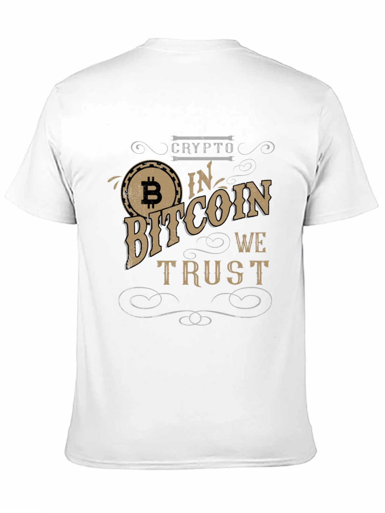 Crypto Bitcoin T-Shirt - In Bitcoin We Trust