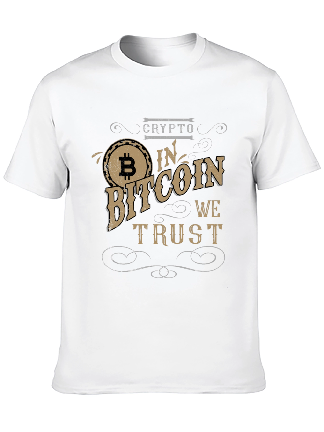 Crypto Bitcoin T-Shirt - In Bitcoin We Trust