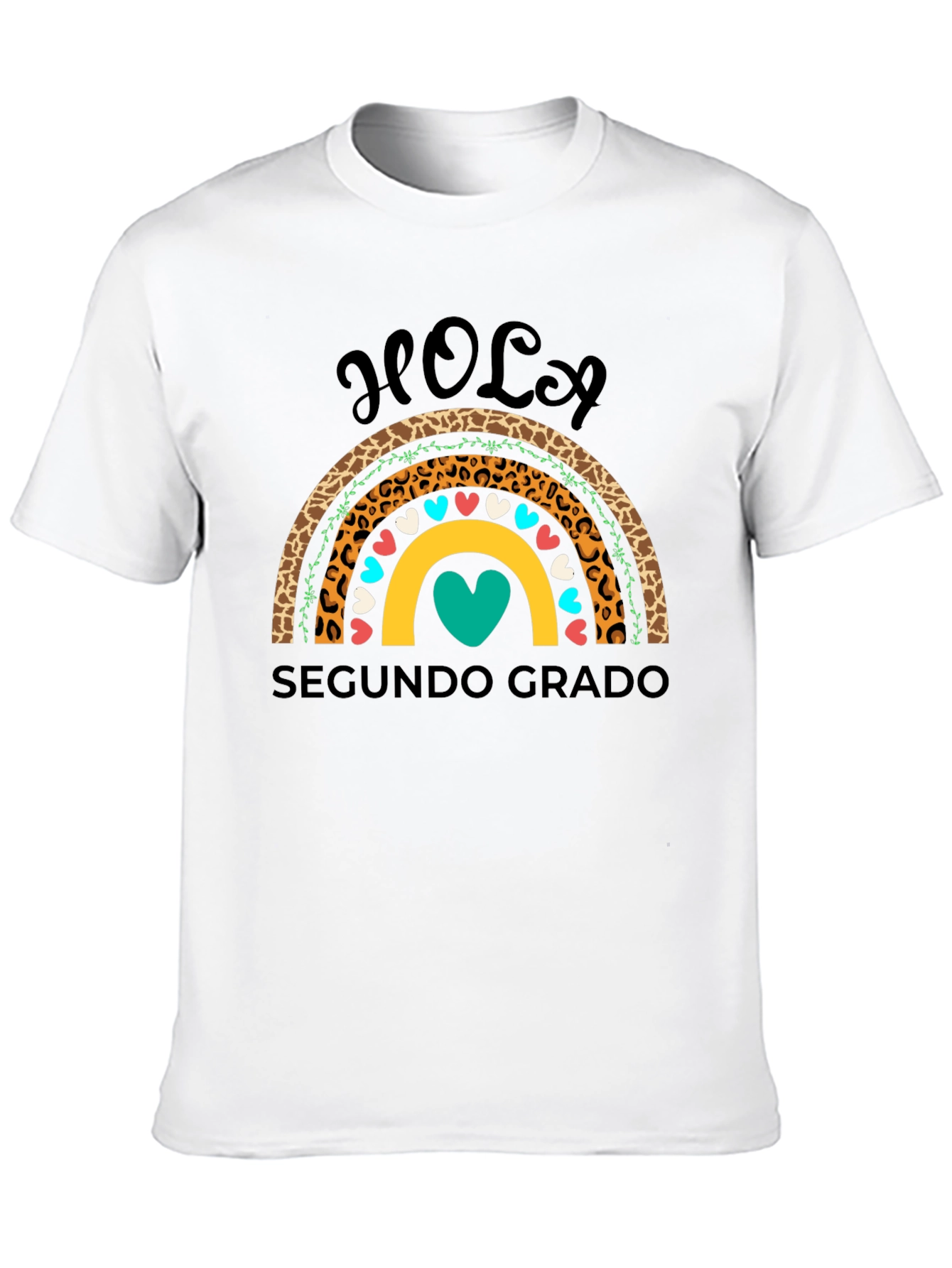 Hola Segundo Grado Rainbow Shirt