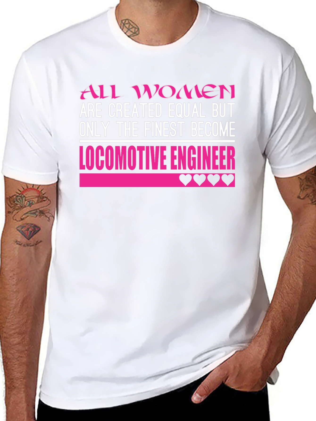 Locomotive Engineer Womens T-Shirt