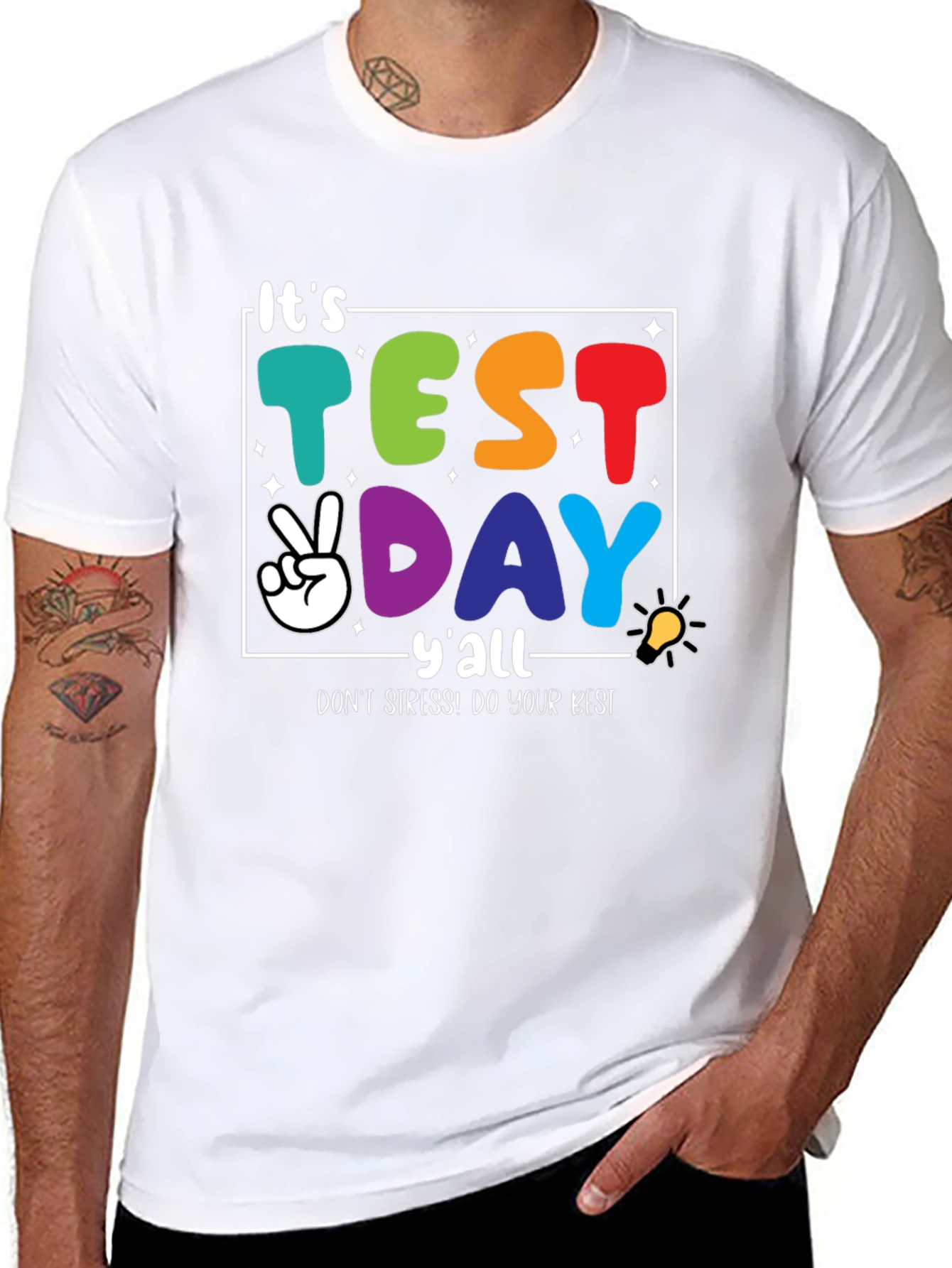 Its Test Day Yall Graphic Tee
