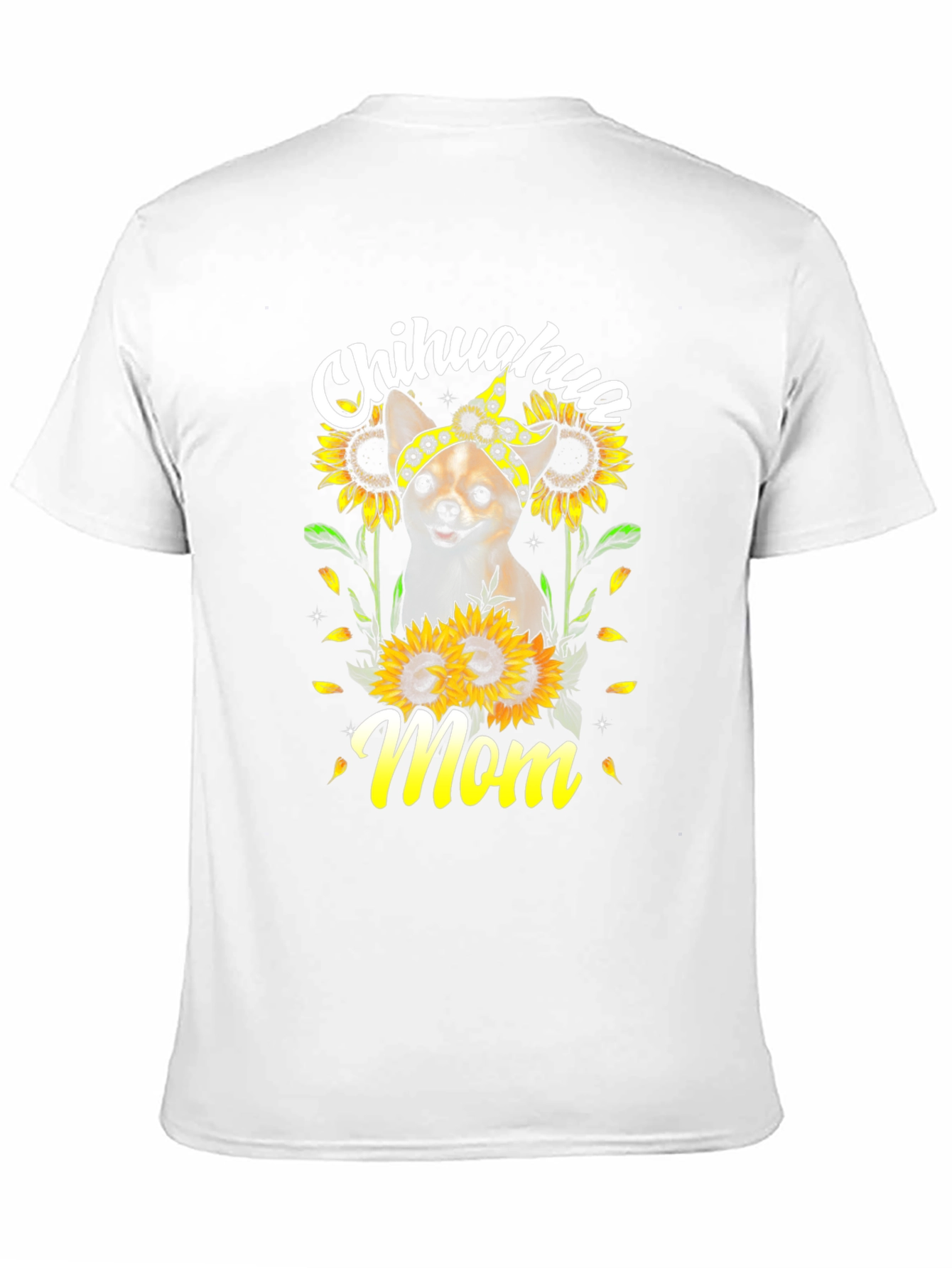 Chihuahua Mom Sunflower T-Shirt