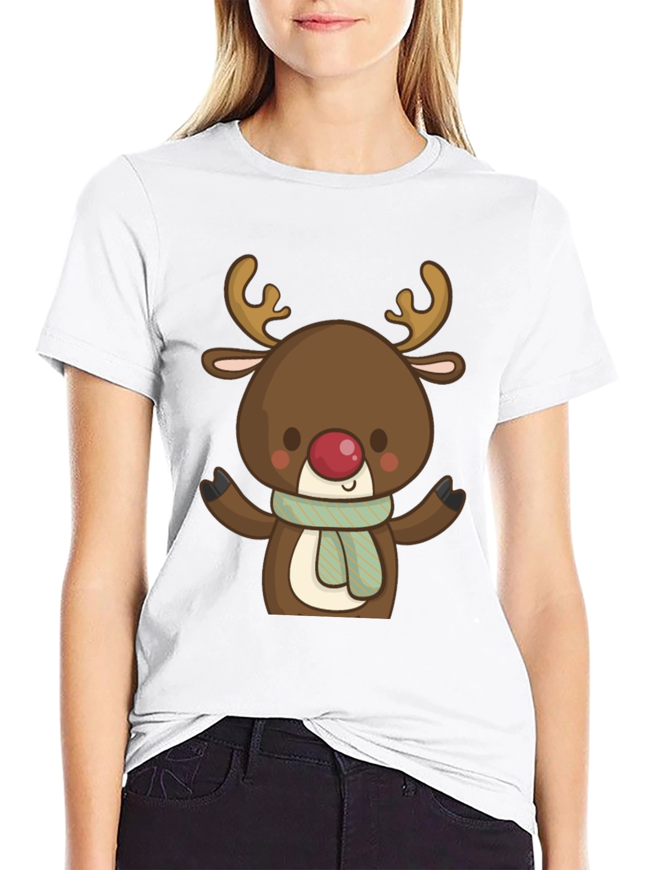 Reindeer Graphic Tee - Holiday Fun!
