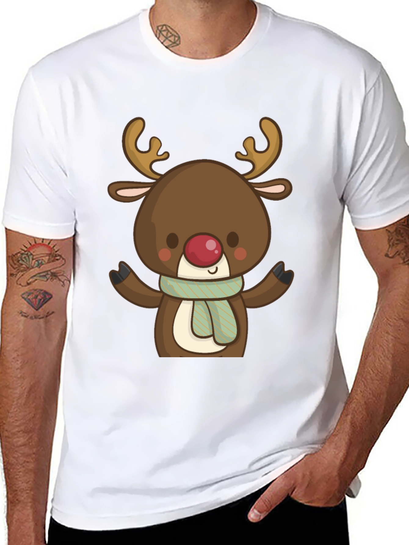 Reindeer Graphic Tee - Holiday Fun!