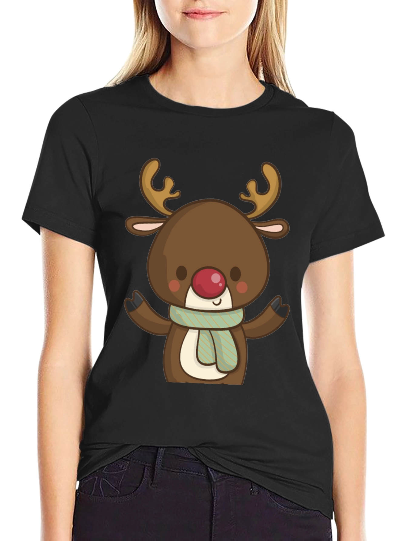 Reindeer Graphic Tee - Holiday Fun!