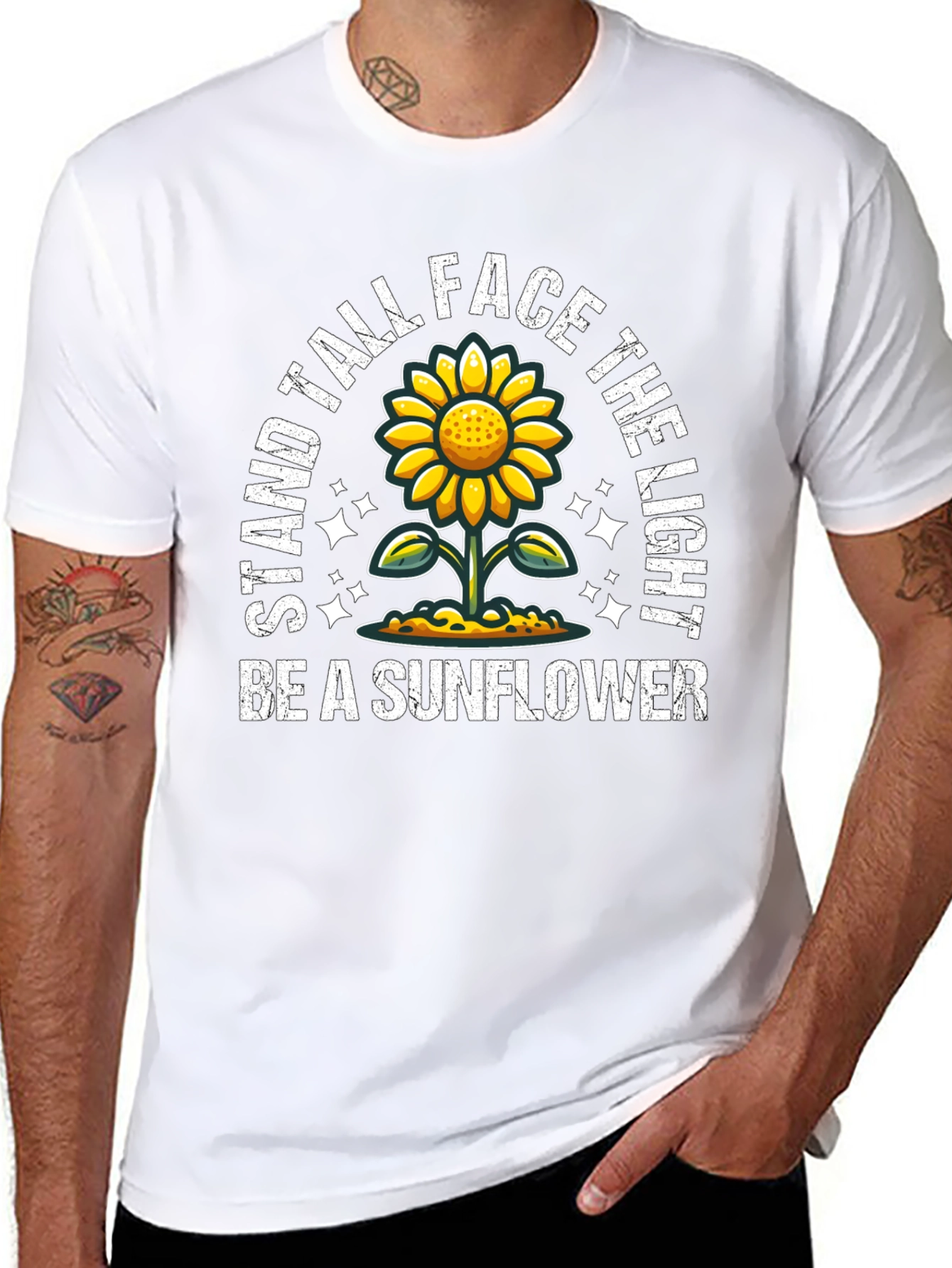 Stand Tall Sunflower Graphic Tee