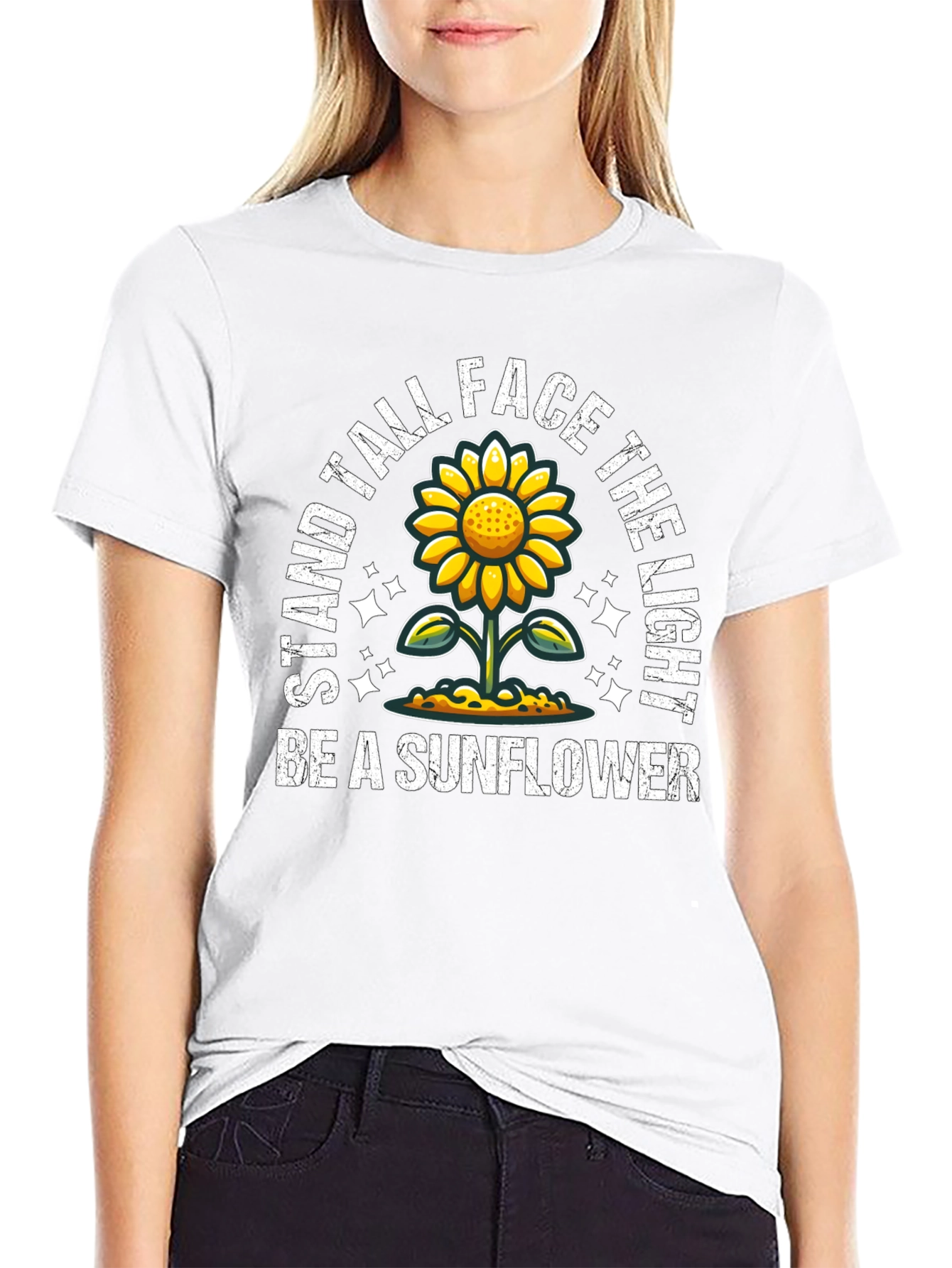 Stand Tall Sunflower Graphic Tee