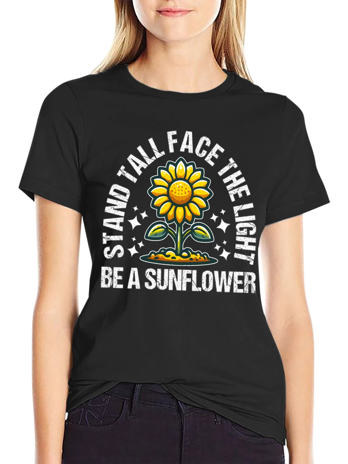 Stand Tall Sunflower Graphic Tee