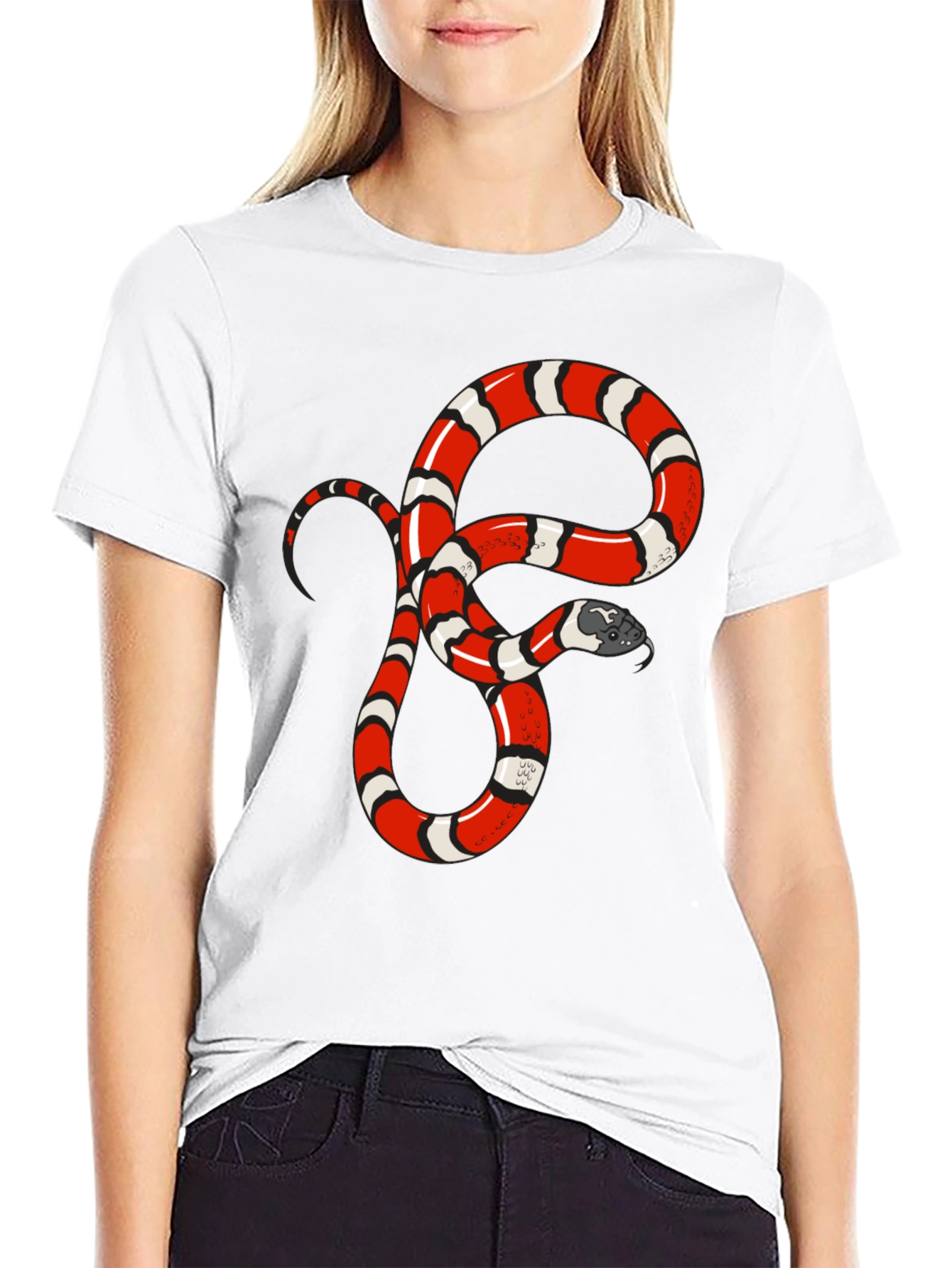 Snake Graphic Tee - Bold Reptile Design