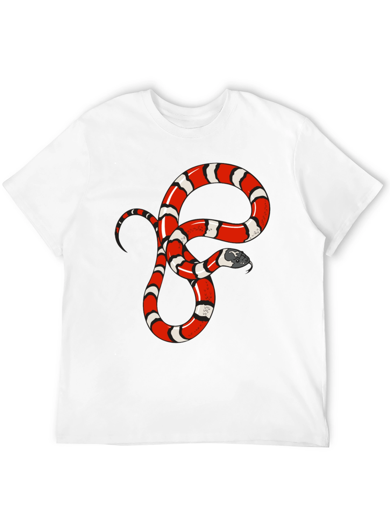 Snake Graphic Tee - Bold Reptile Design