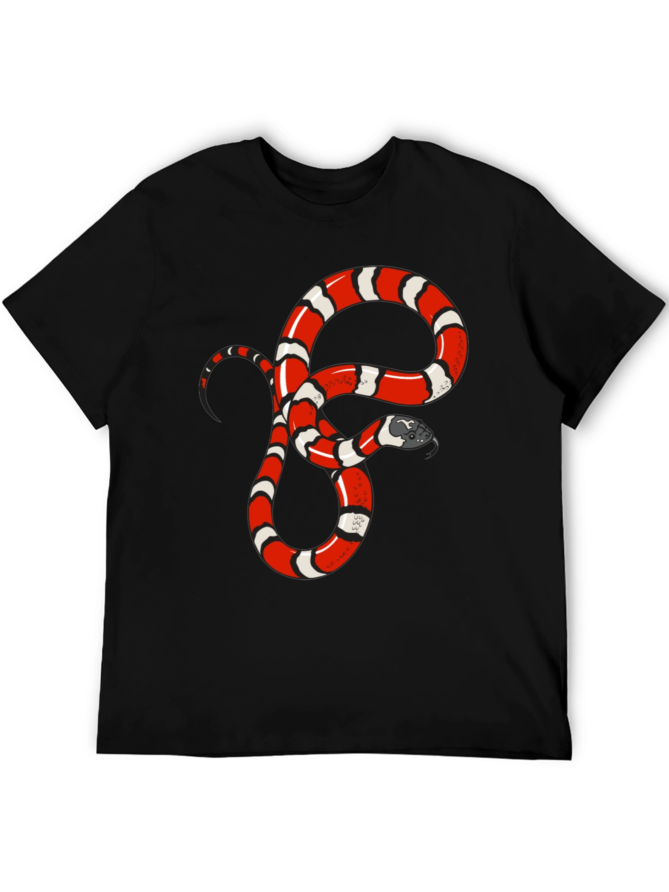 Snake Graphic Tee - Bold Reptile Design