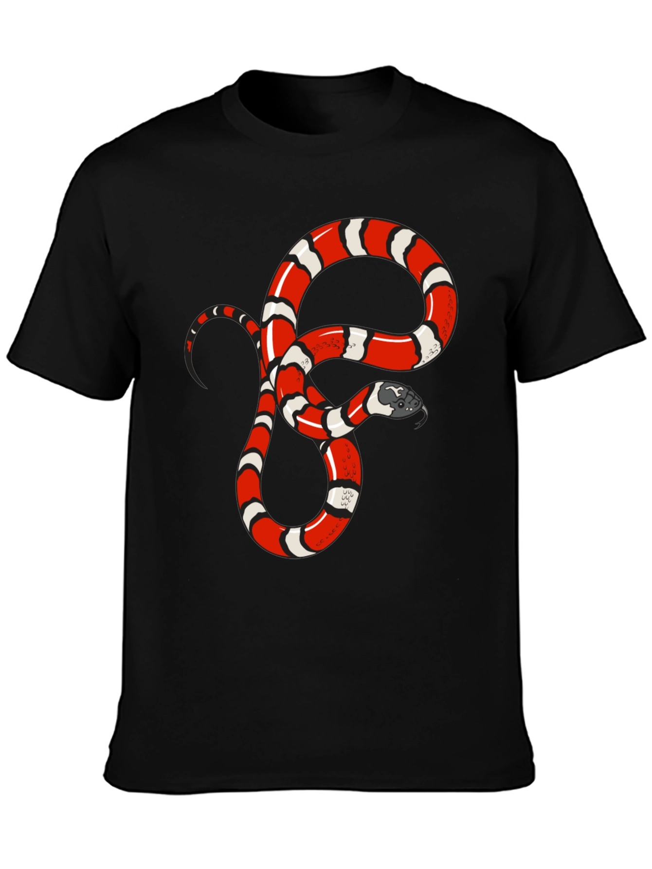 Snake Graphic Tee - Bold Reptile Design