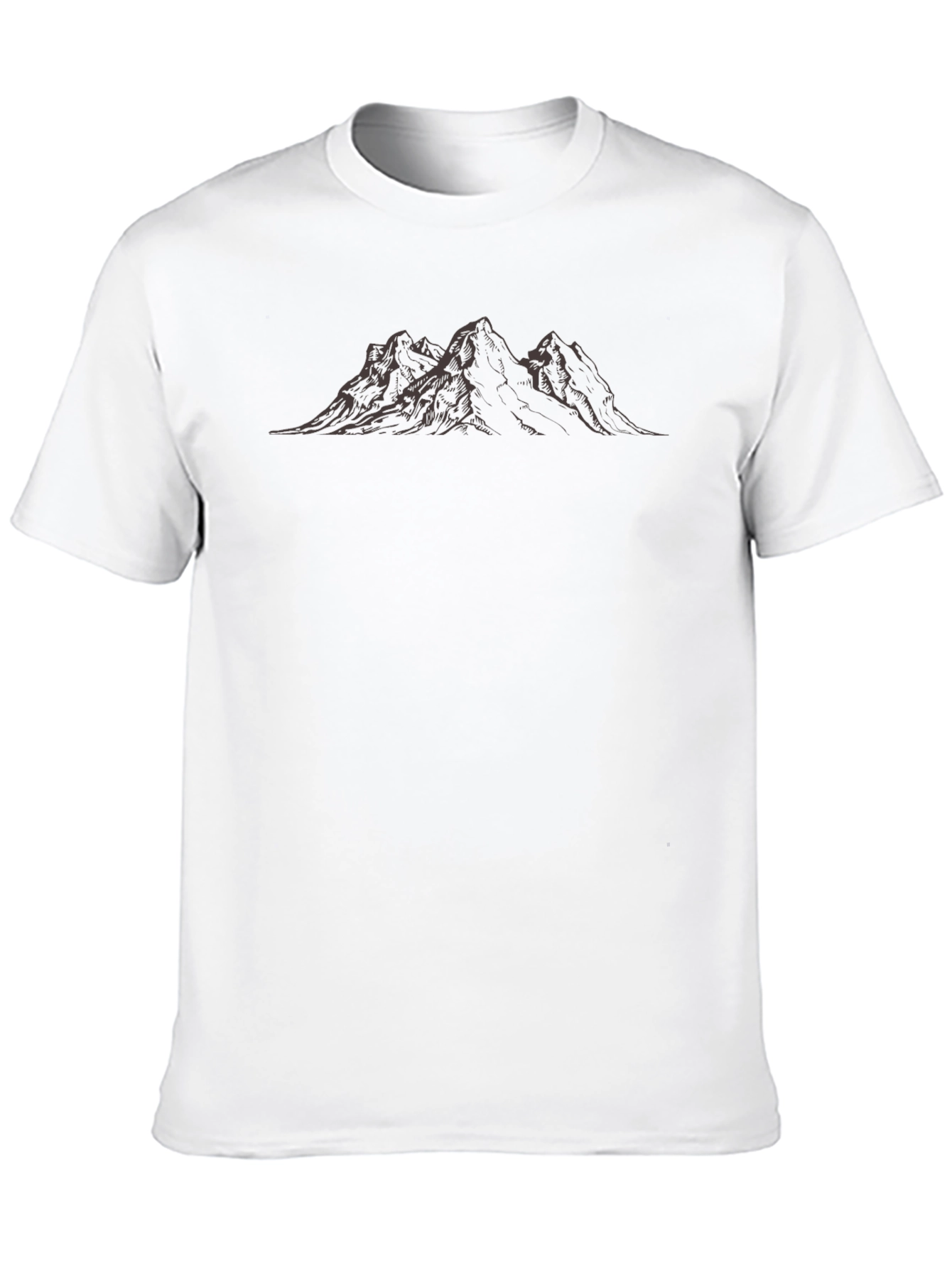 Mountain Graphic Black T-Shirt