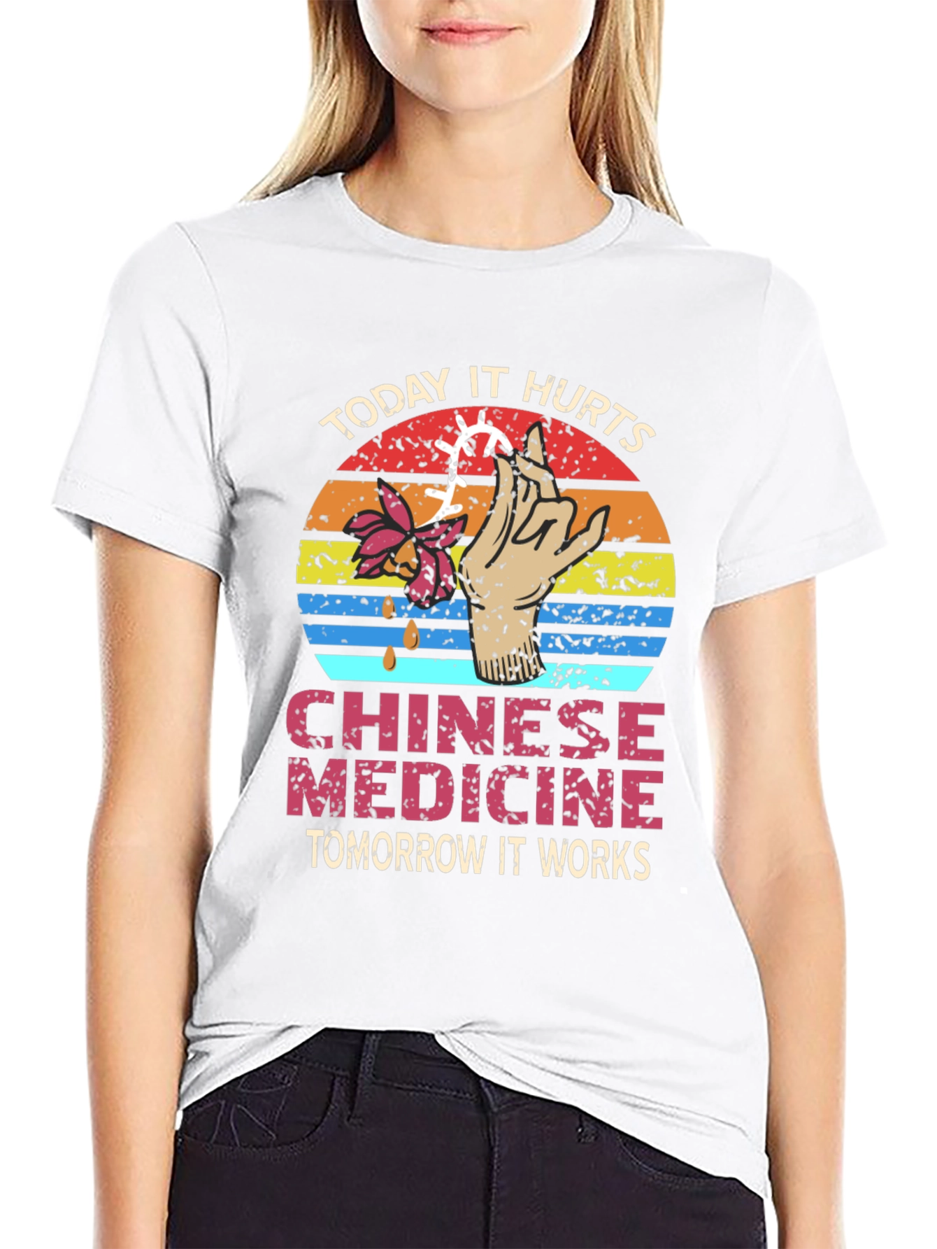Chinese Medicine T-Shirt: Today It Hurts