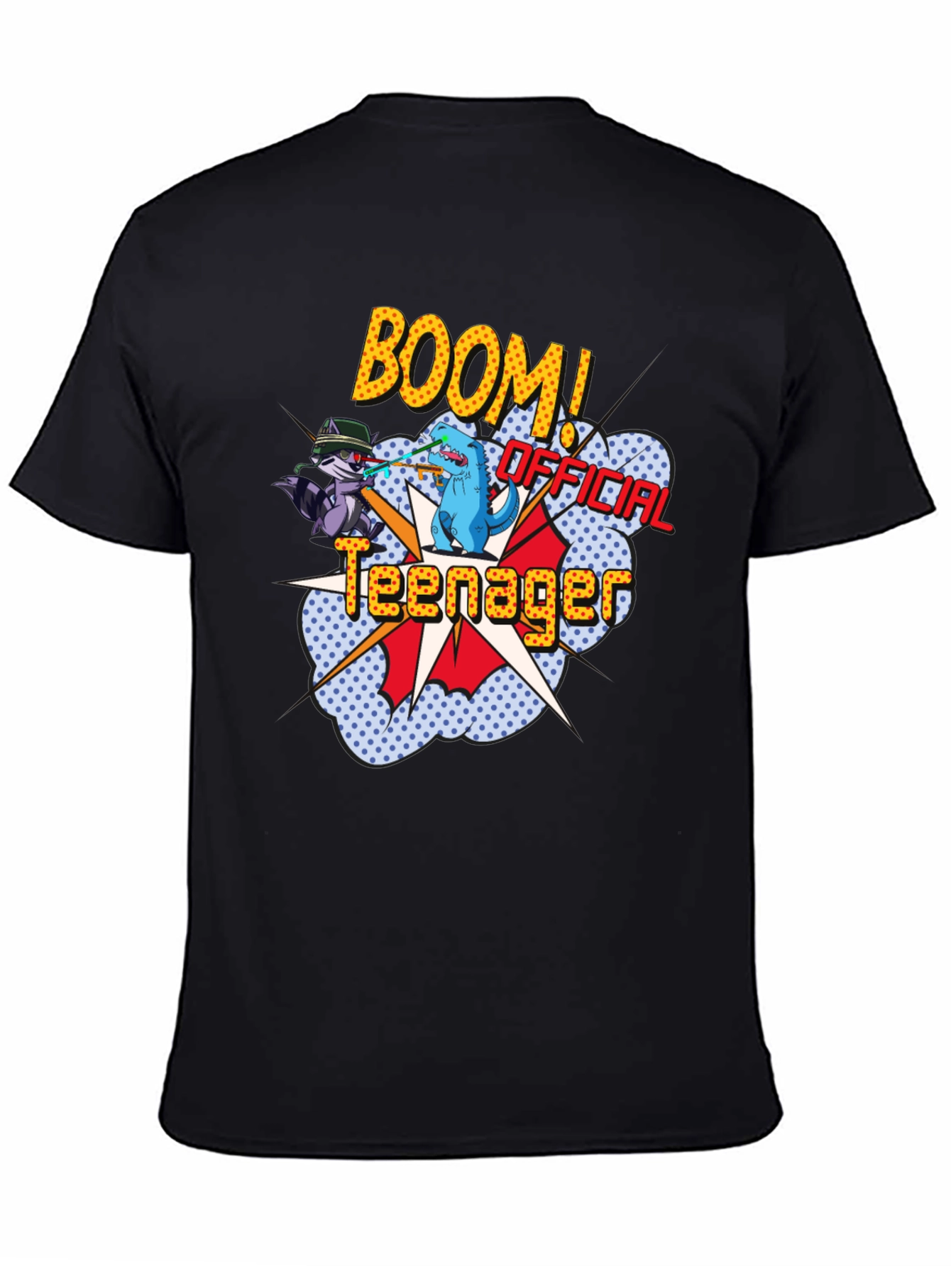 Official Teenager Comic Graphic T-Shirt