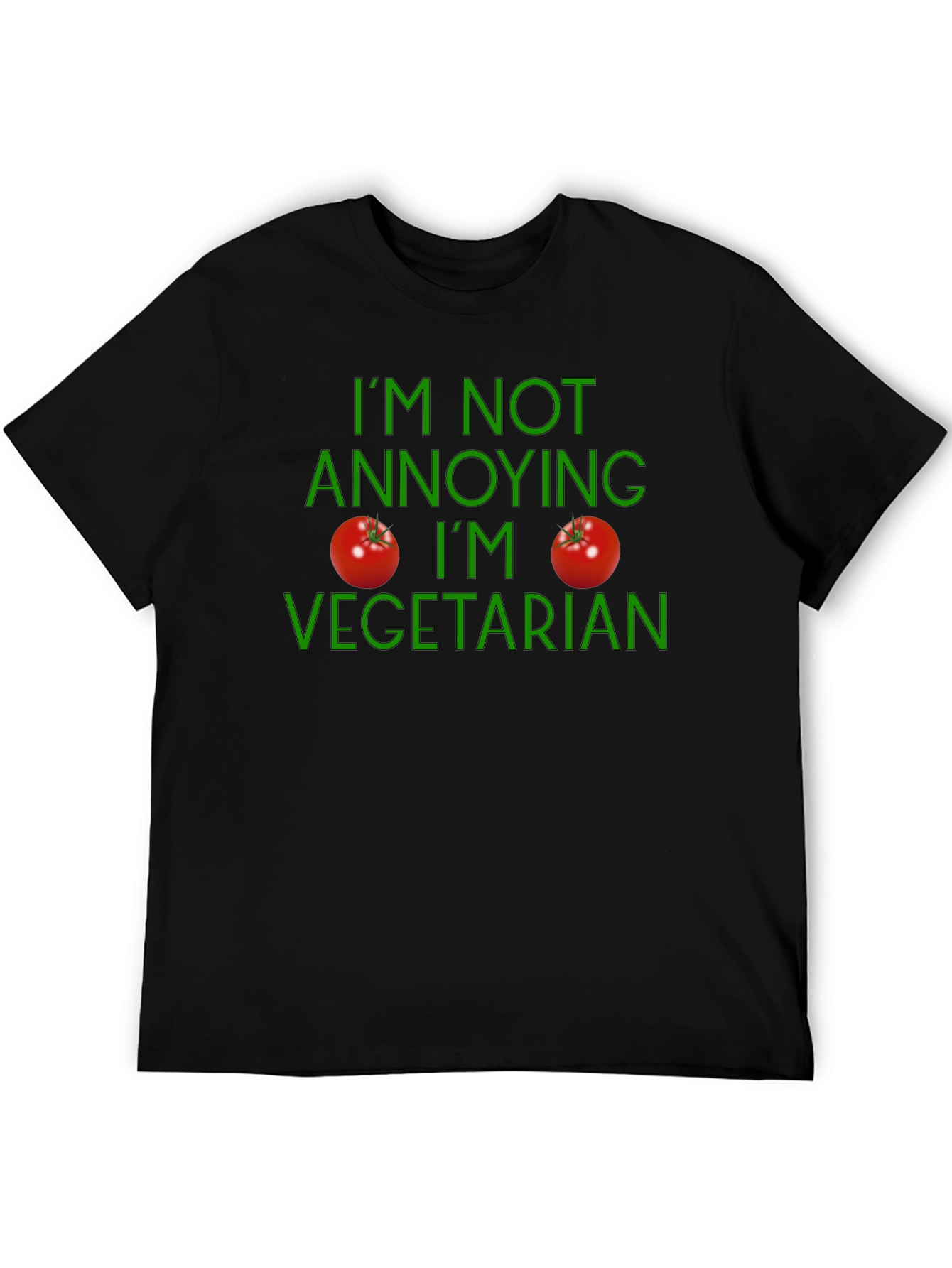 Vegetarian Statement T-Shirt - Soft Cotton Casual Wear