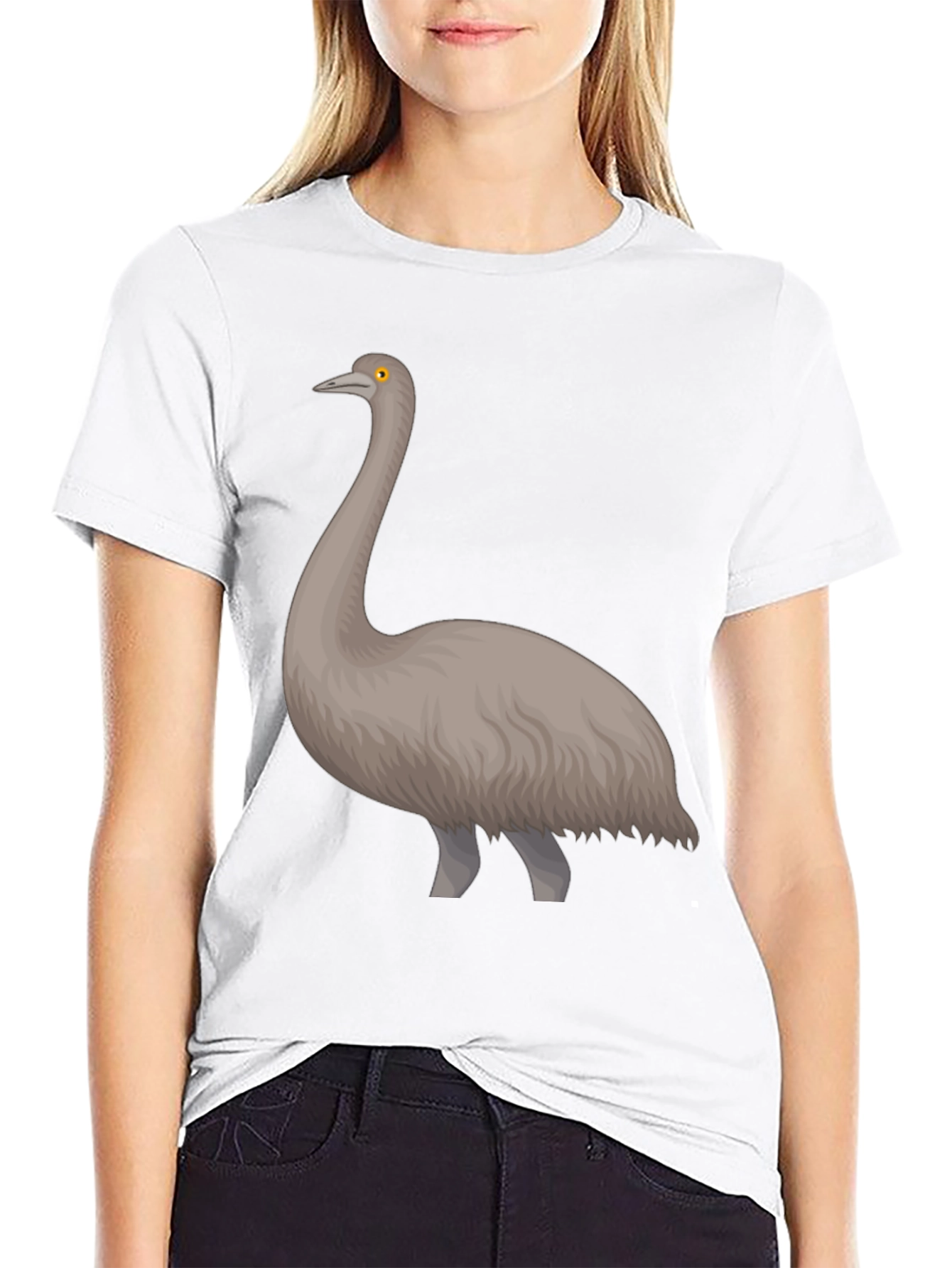 Emu Graphic Tee - Unique Bird Design