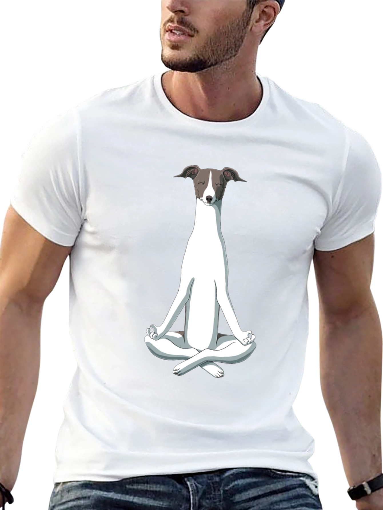 Zen Dog T-Shirt - Meditating Canine Tee