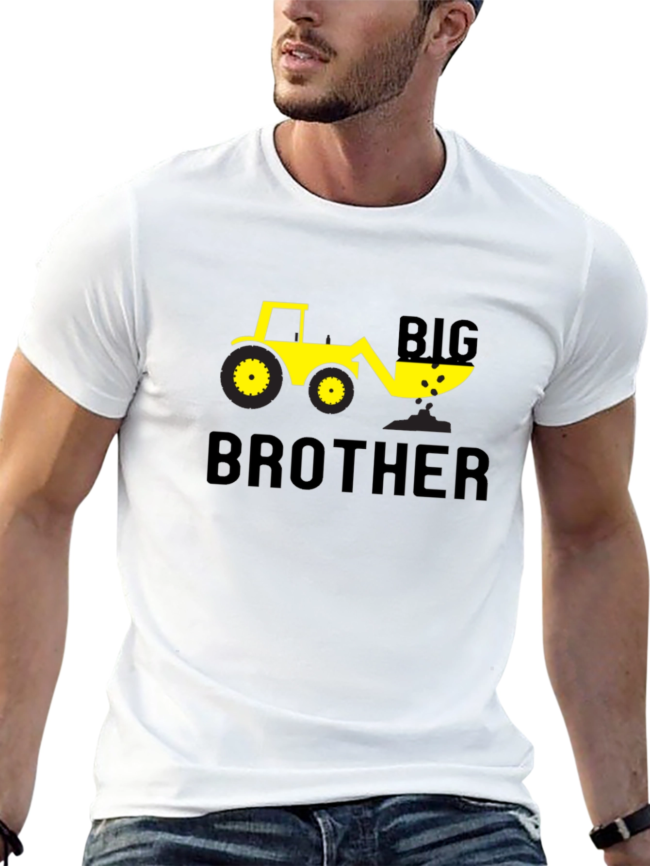 Big Brother Digger T-Shirt - Construction Theme