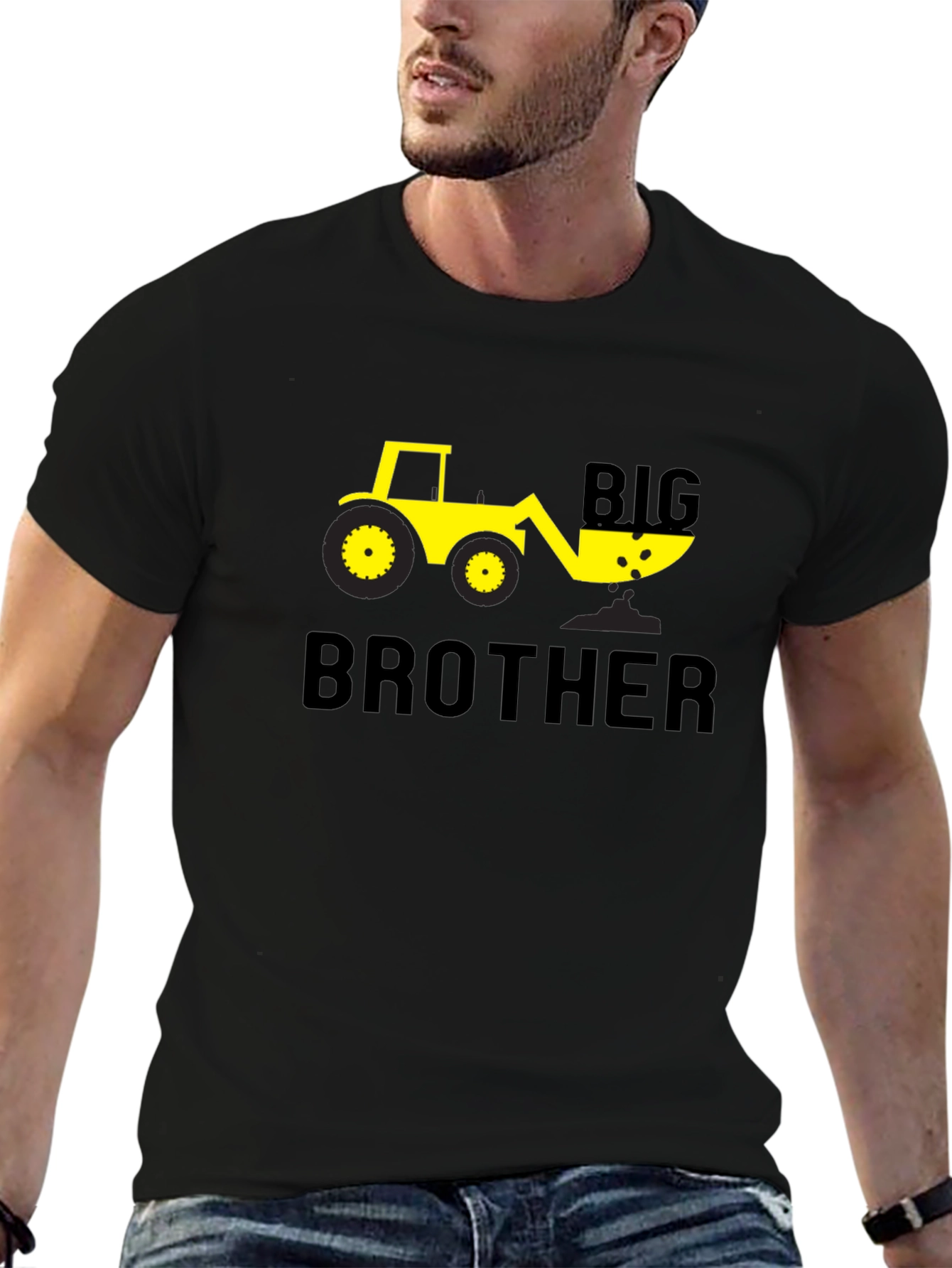 Big Brother Digger T-Shirt - Construction Theme
