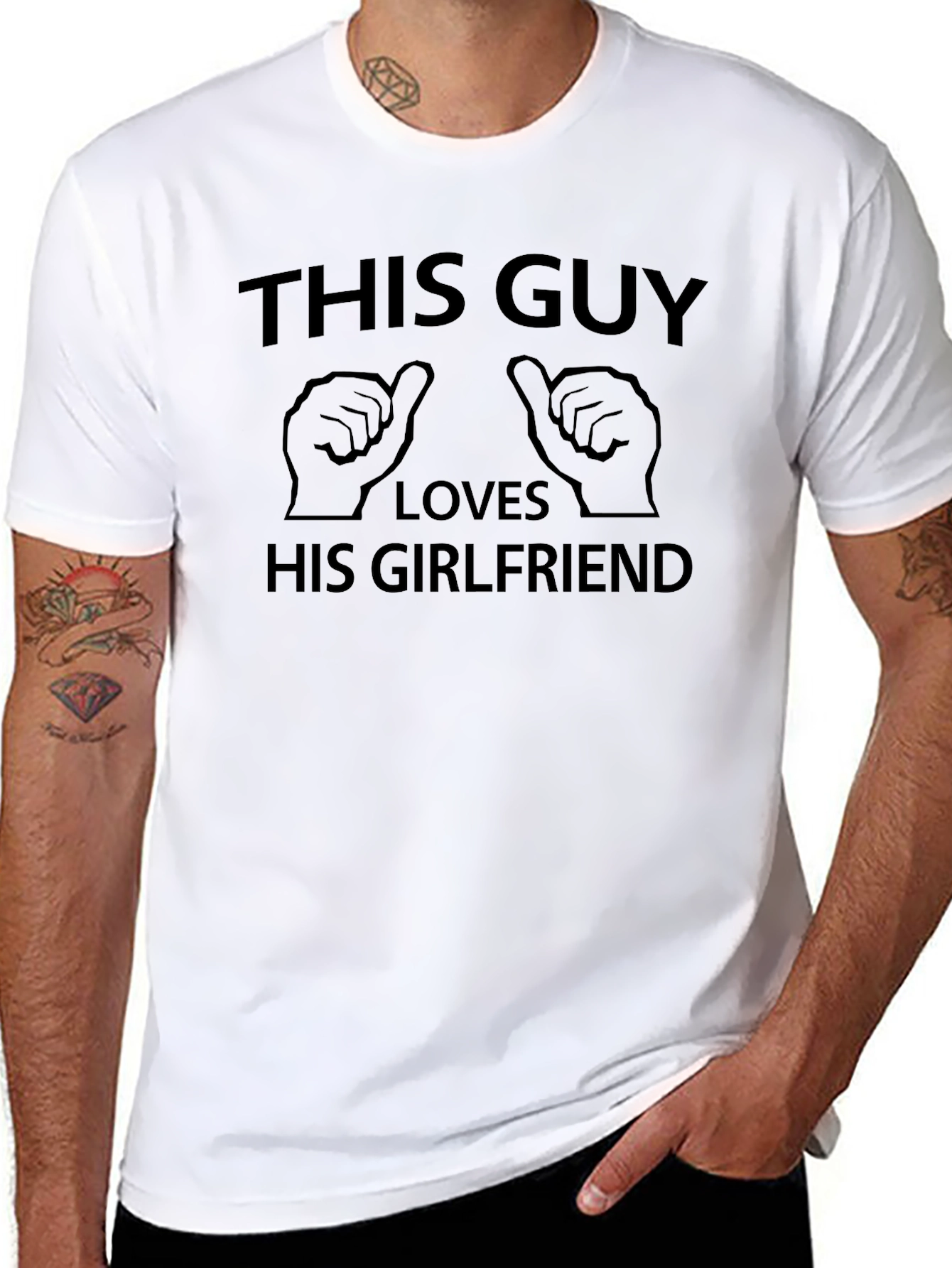 This Guy Loves His Girlfriend T-Shirt