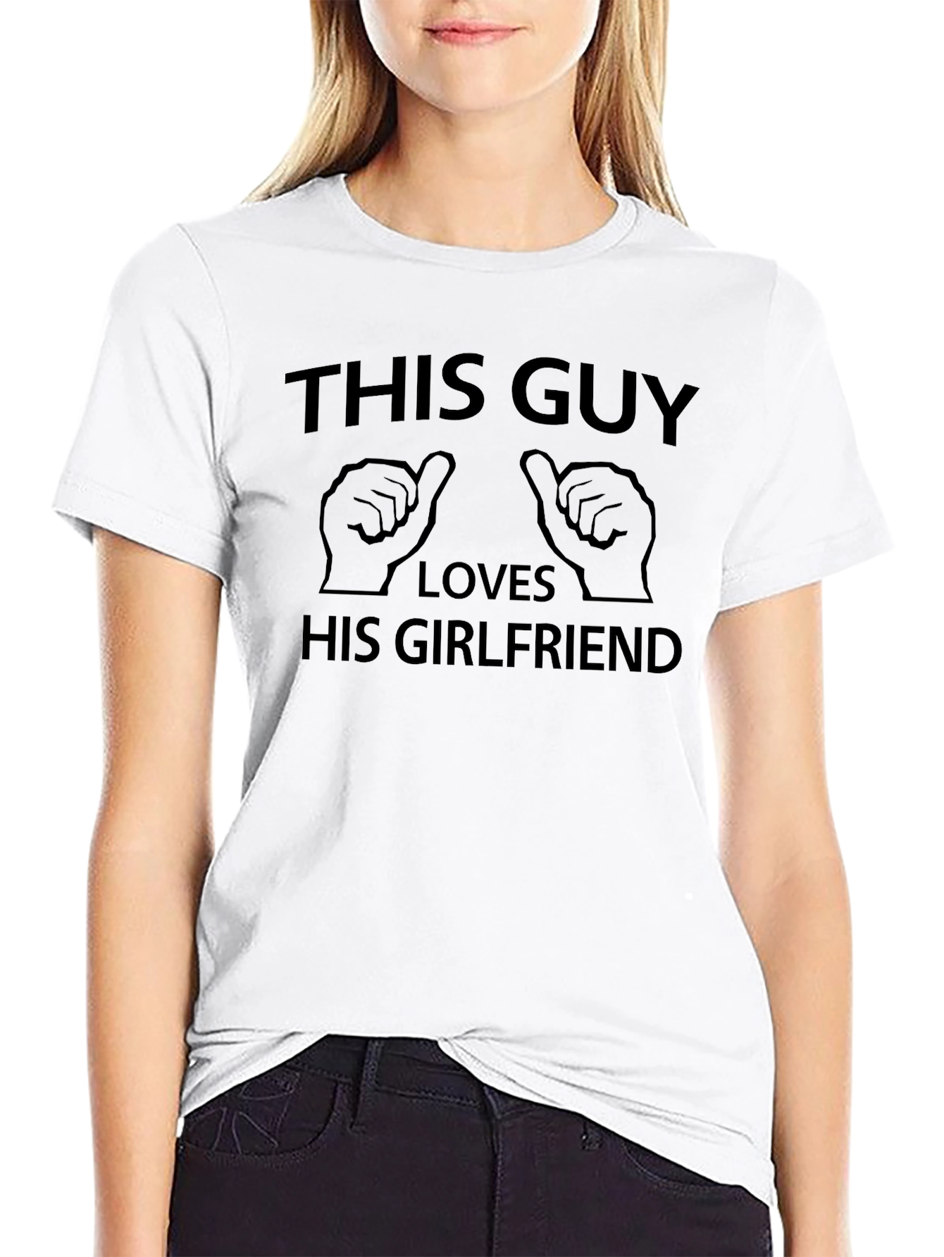 This Guy Loves His Girlfriend T-Shirt