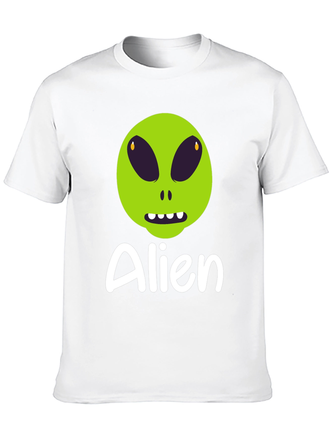 Alien Graphic T-Shirt - Black Cotton Tee