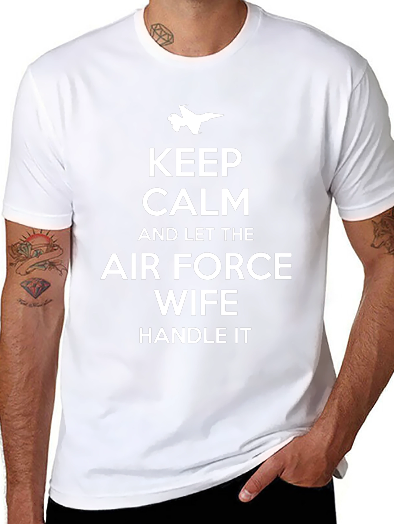 Keep Calm Air Force Wife T-Shirt