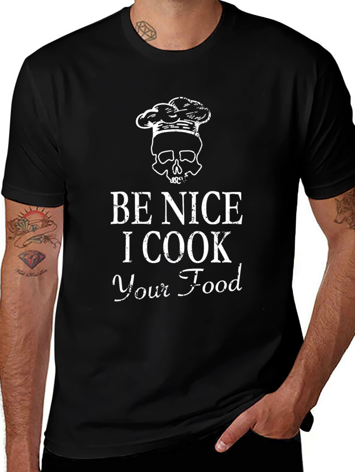 Be Nice I Cook Your Food Graphic Tee