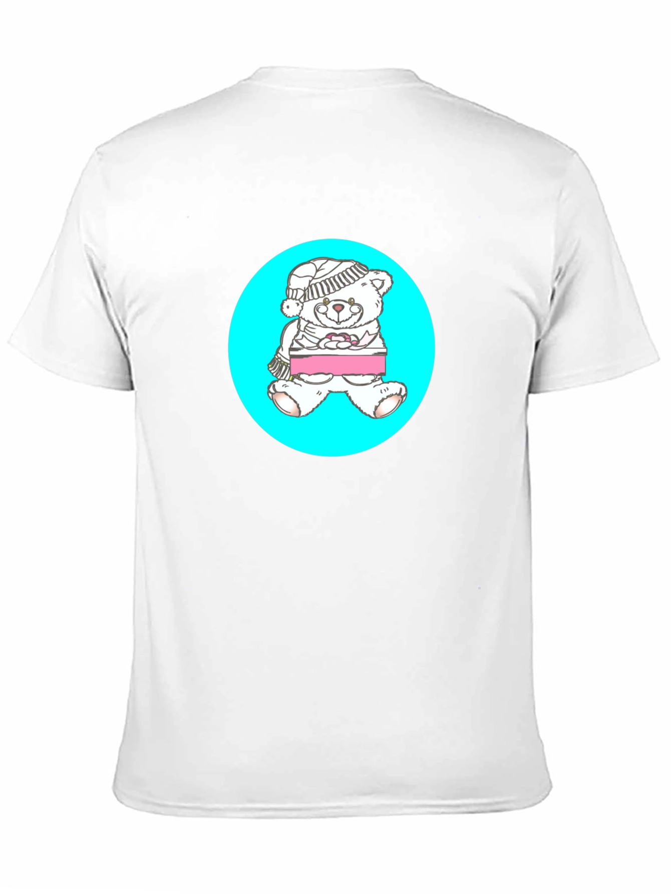 Teddy Bear Graphic Tee - Black Casual Shirt