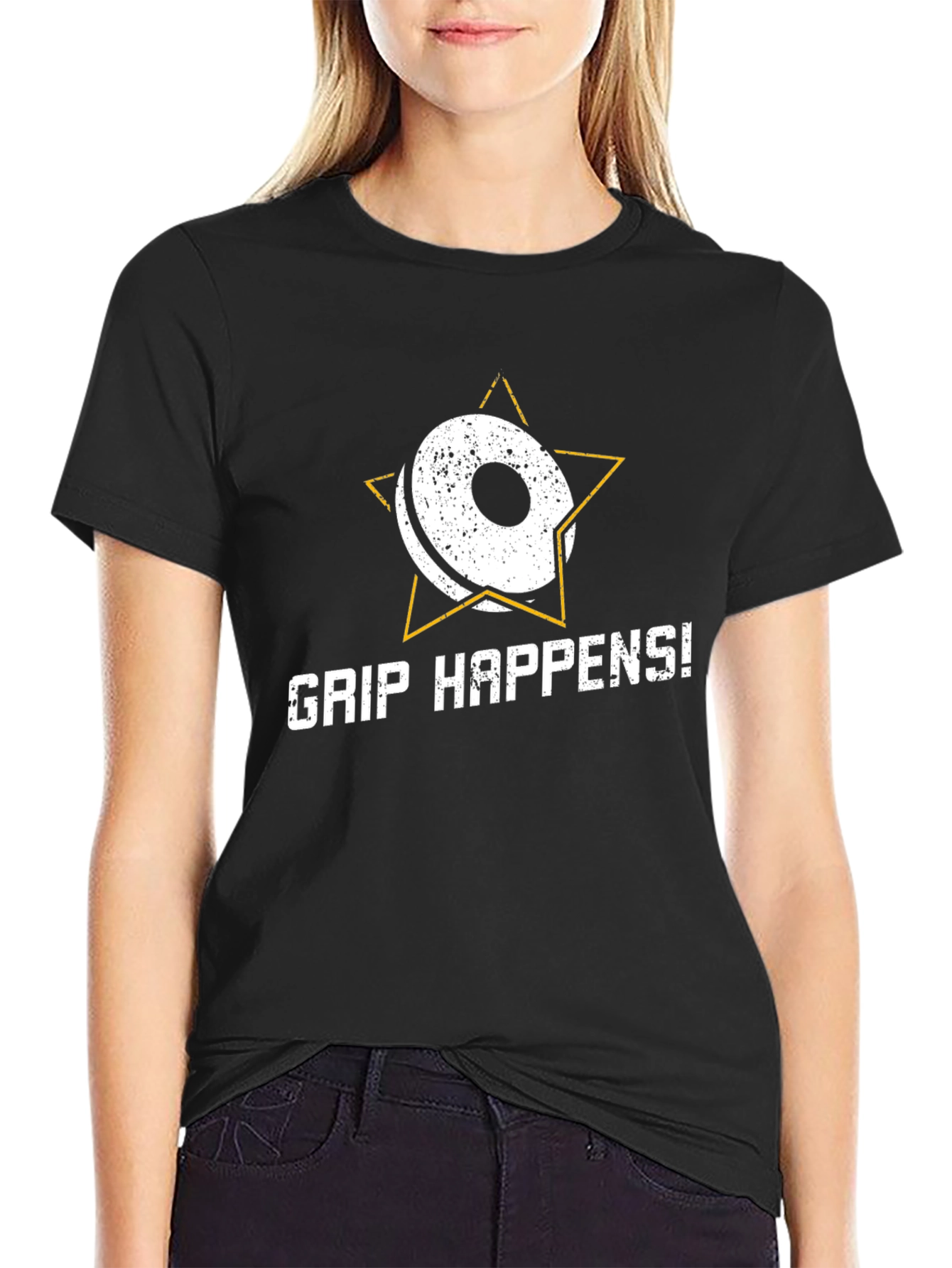 Grip Happens Weightlifting T-Shirt - Gym Workout Apparel