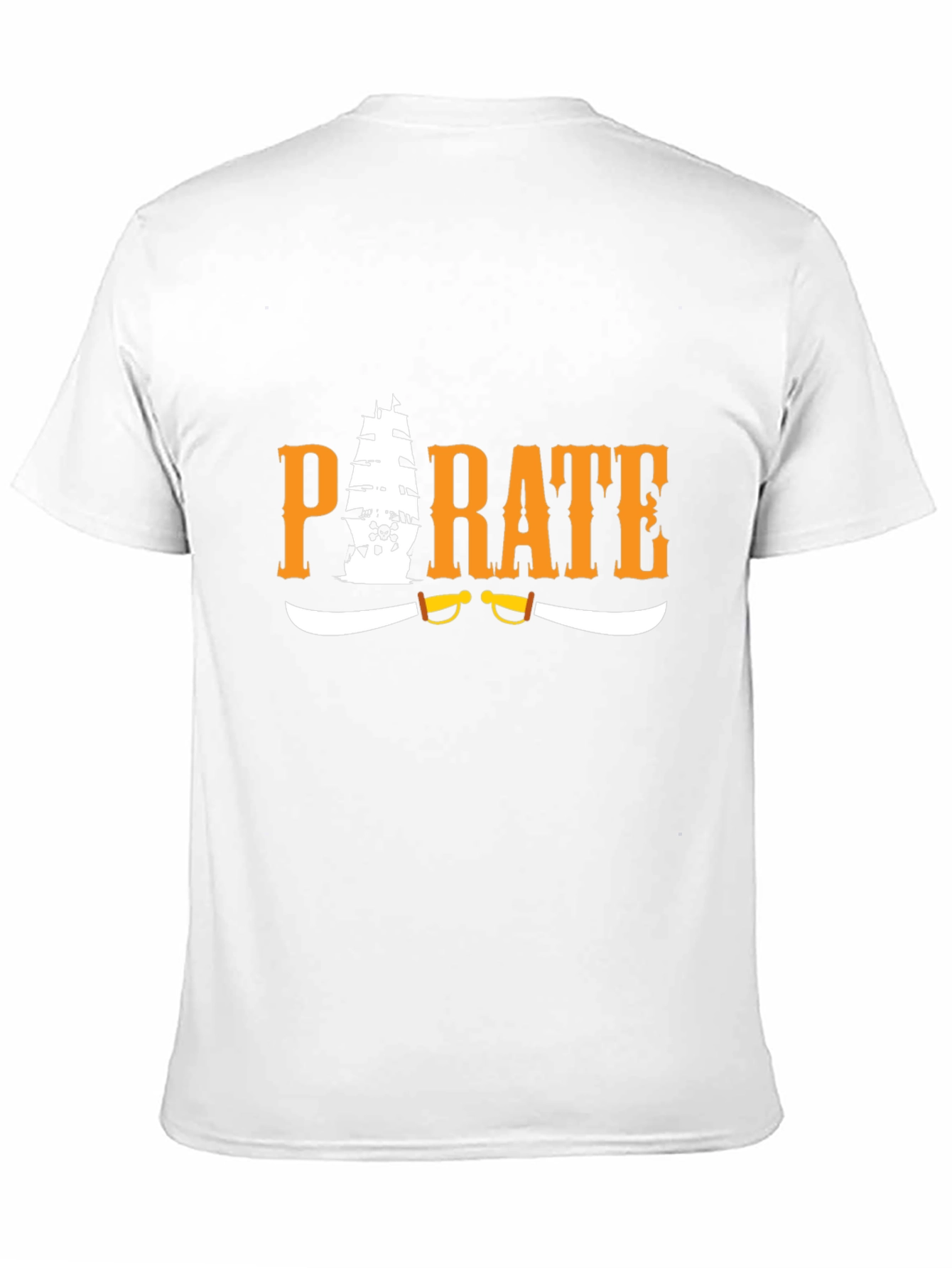Pirate Graphic T-Shirt - Black Cotton Tee