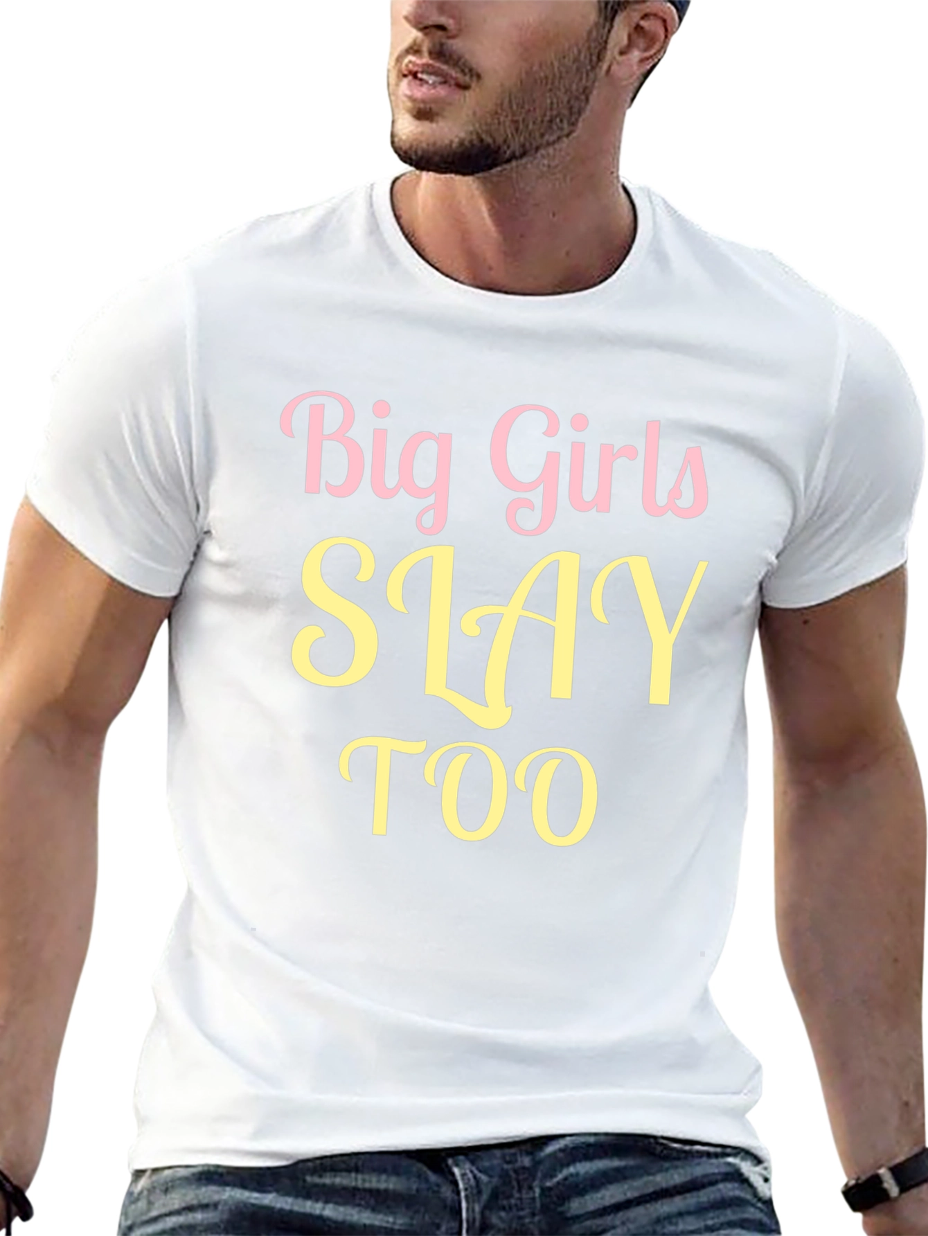 Big Girls Slay Too Graphic Tee - Black