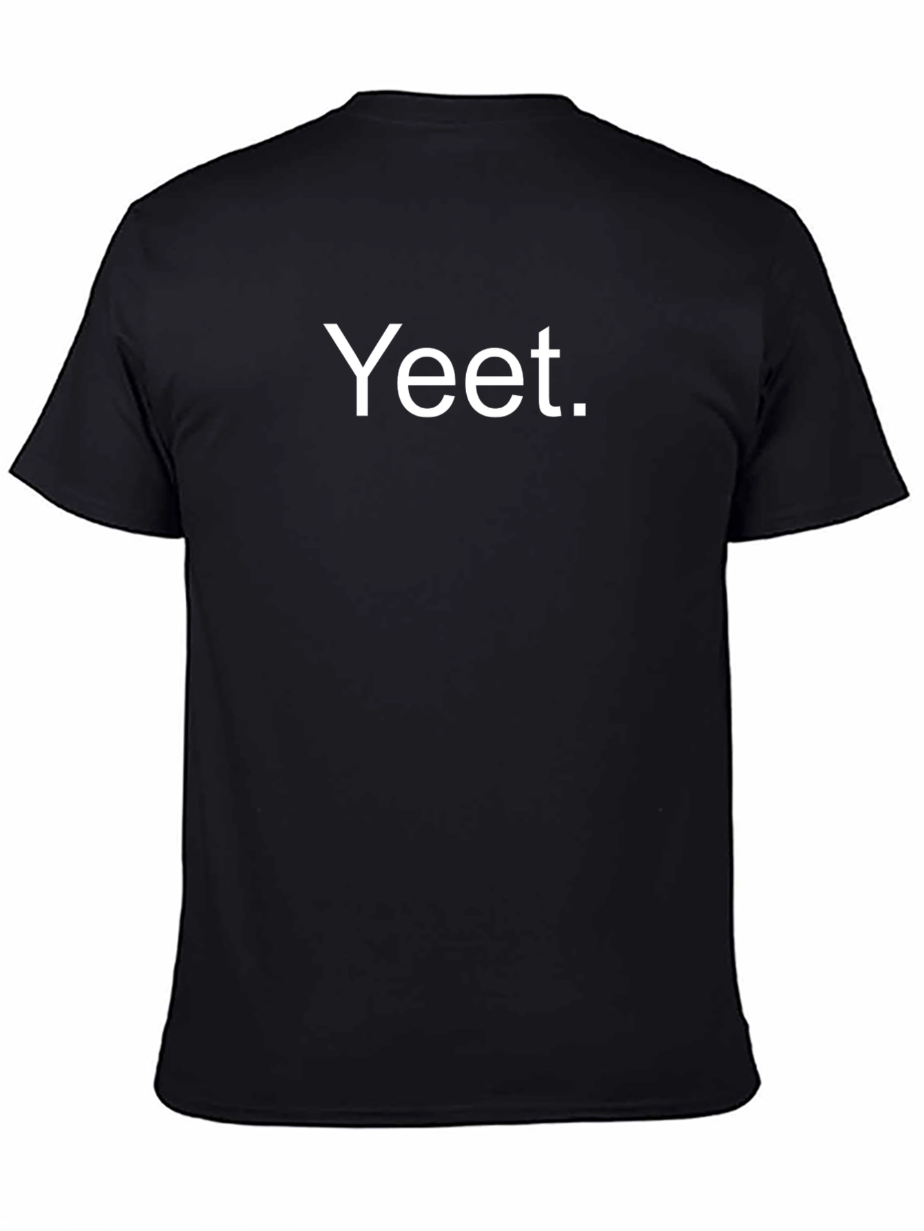 Yeet Graphic Tee - Casual Black Cotton T-Shirt