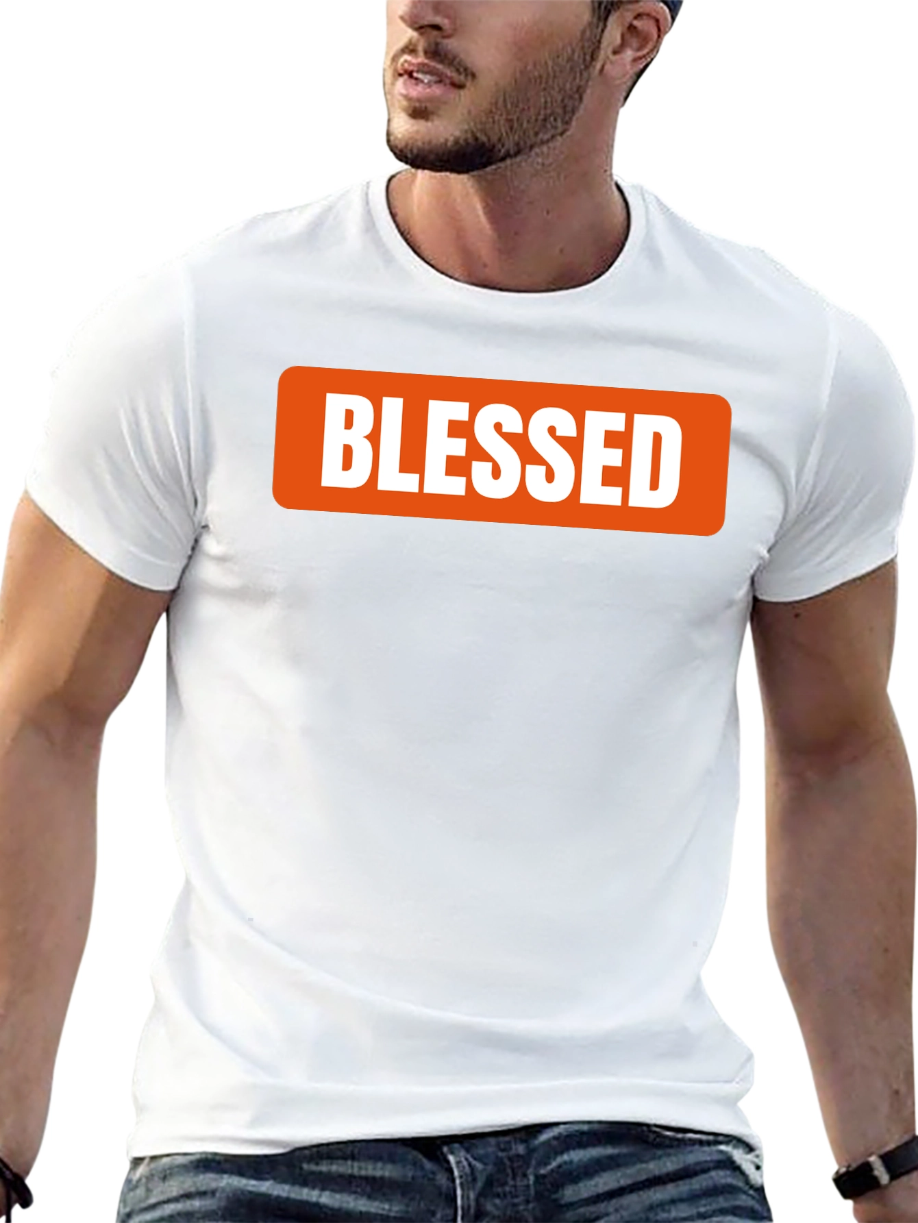 Blessed Graphic Tee - Stylish Mens T-Shirt