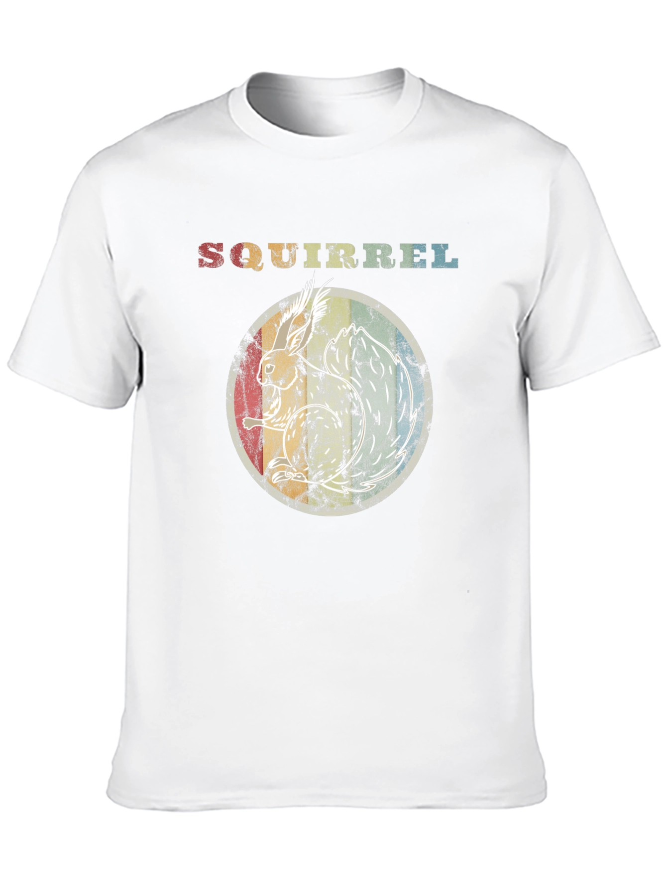 Retro Squirrel Graphic T-Shirt