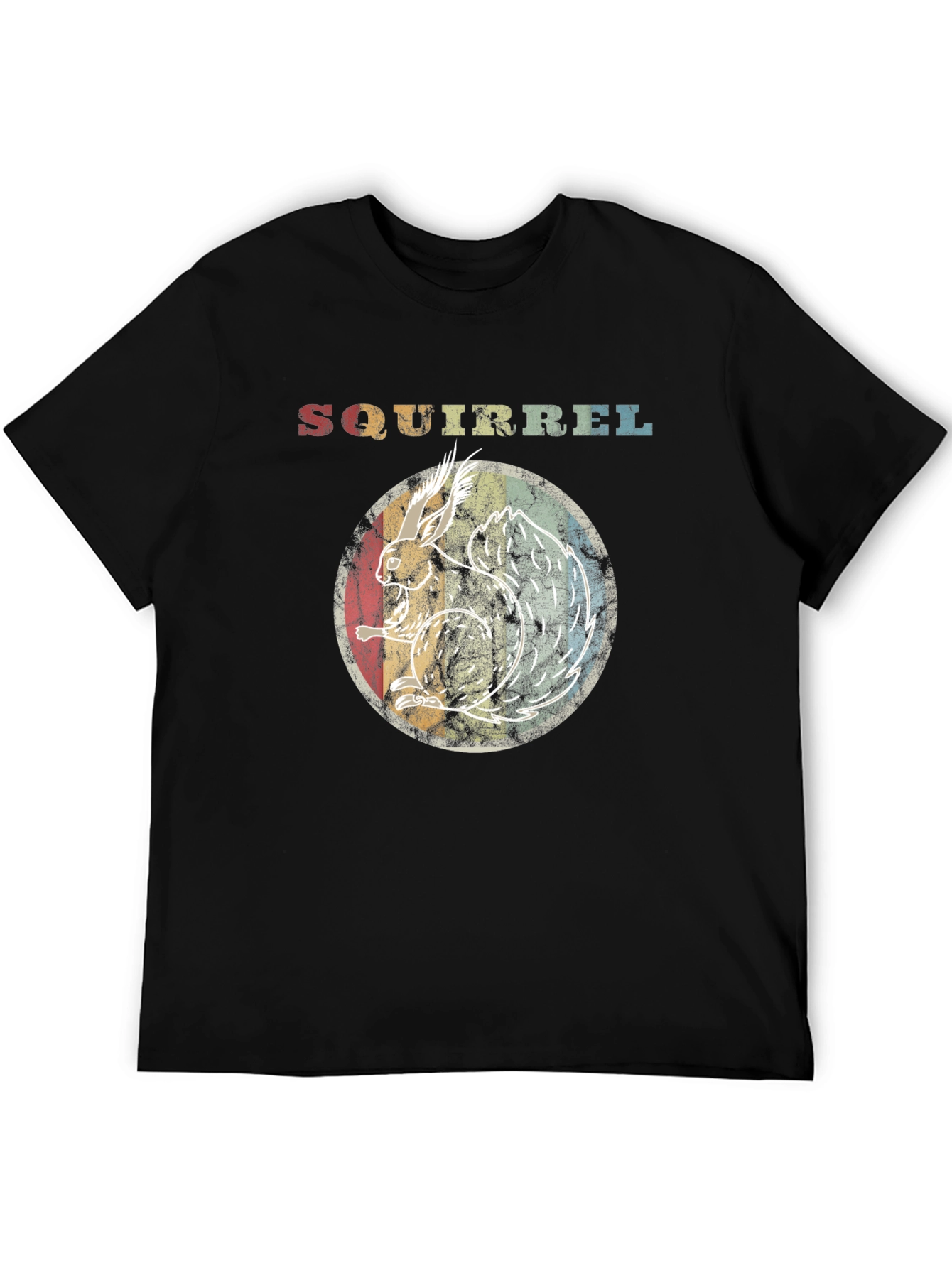 Retro Squirrel Graphic T-Shirt