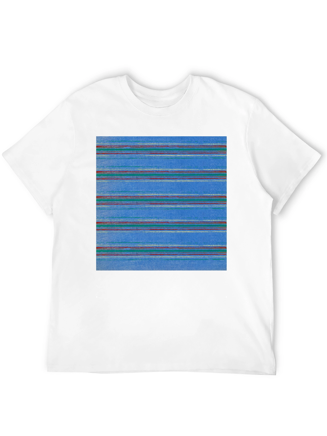 Striped Pattern Tee - Casual Wear
