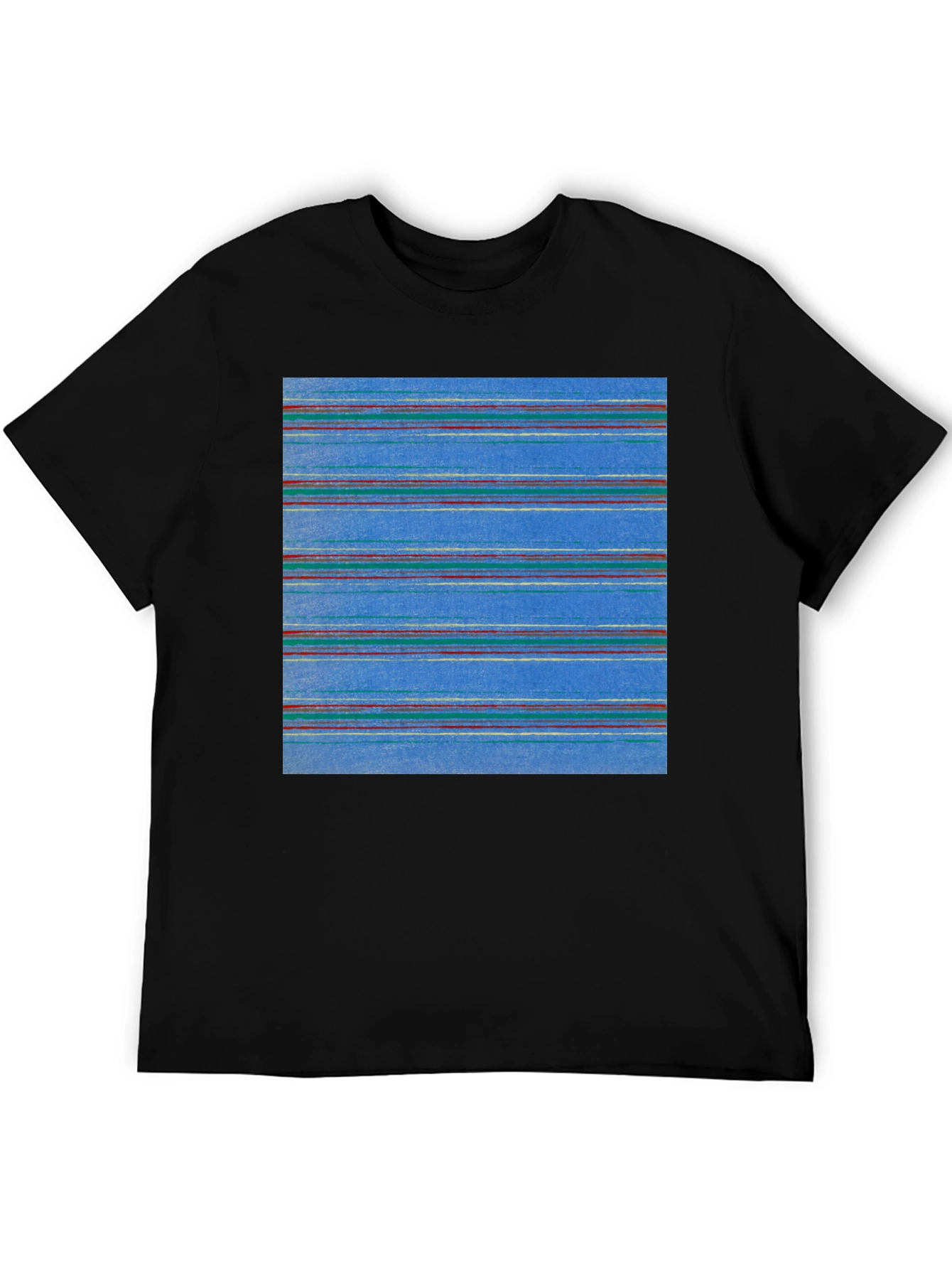 Striped Pattern Tee - Casual Wear