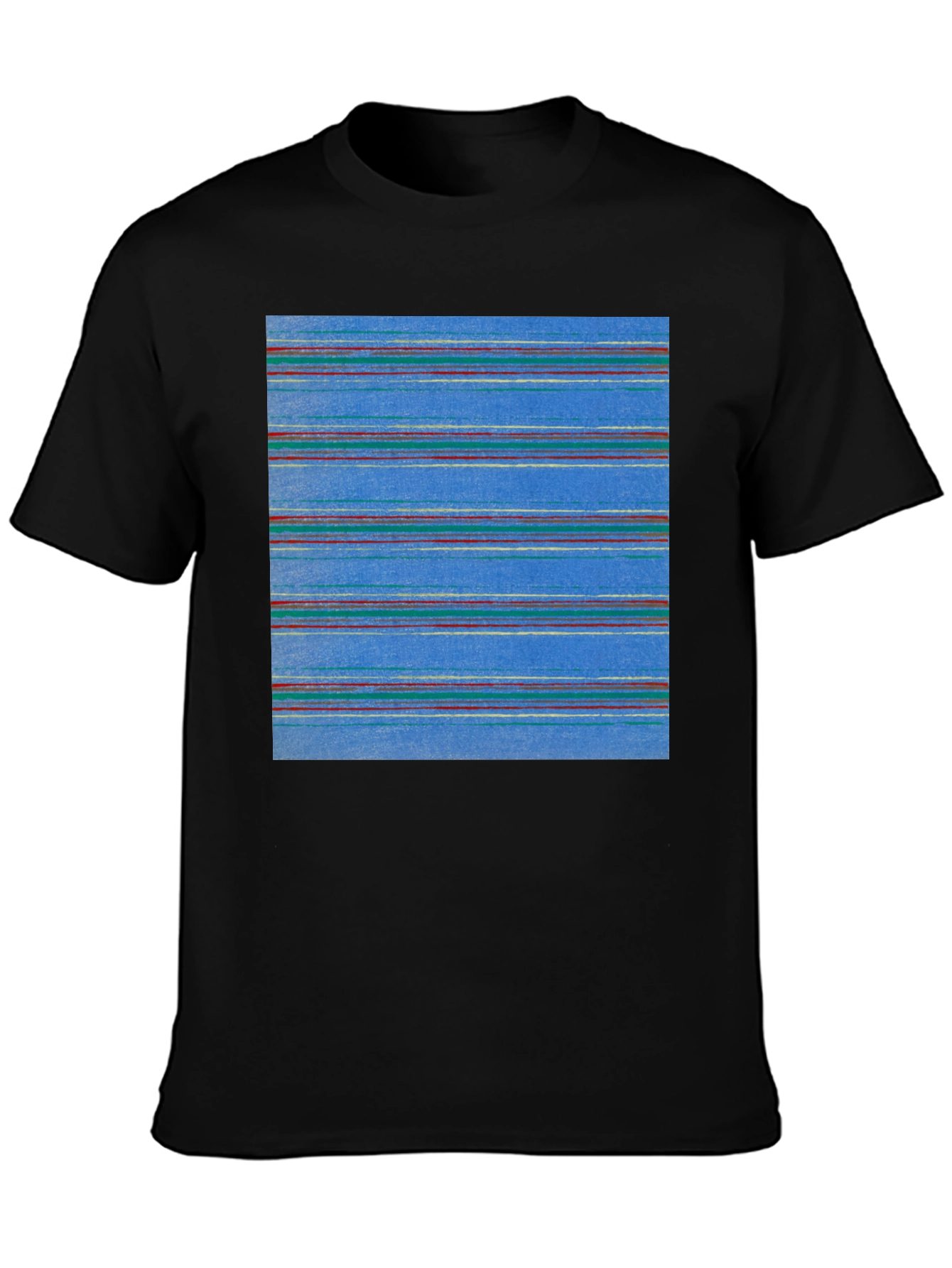Striped Pattern Tee - Casual Wear