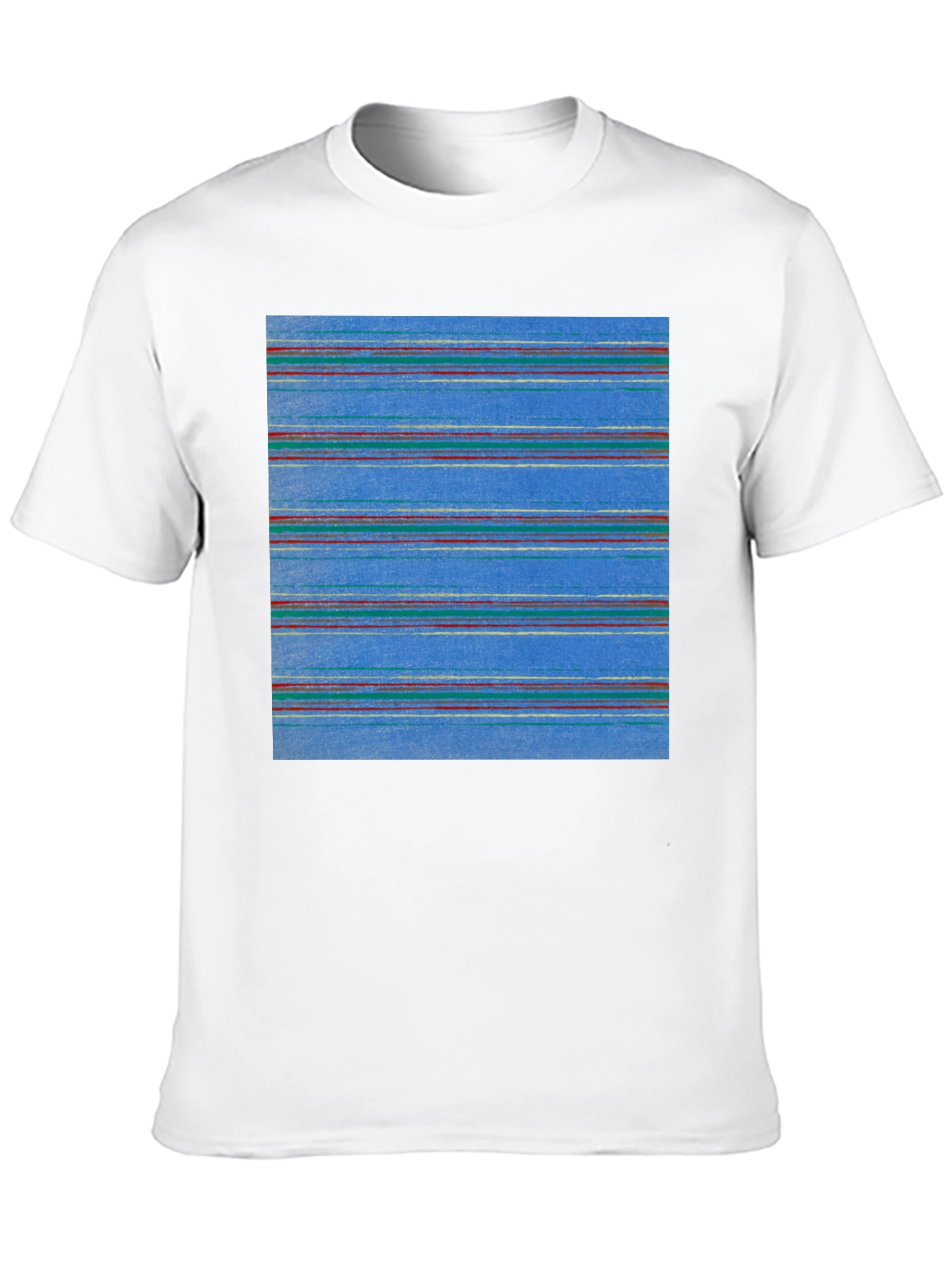 Striped Pattern Tee - Casual Wear