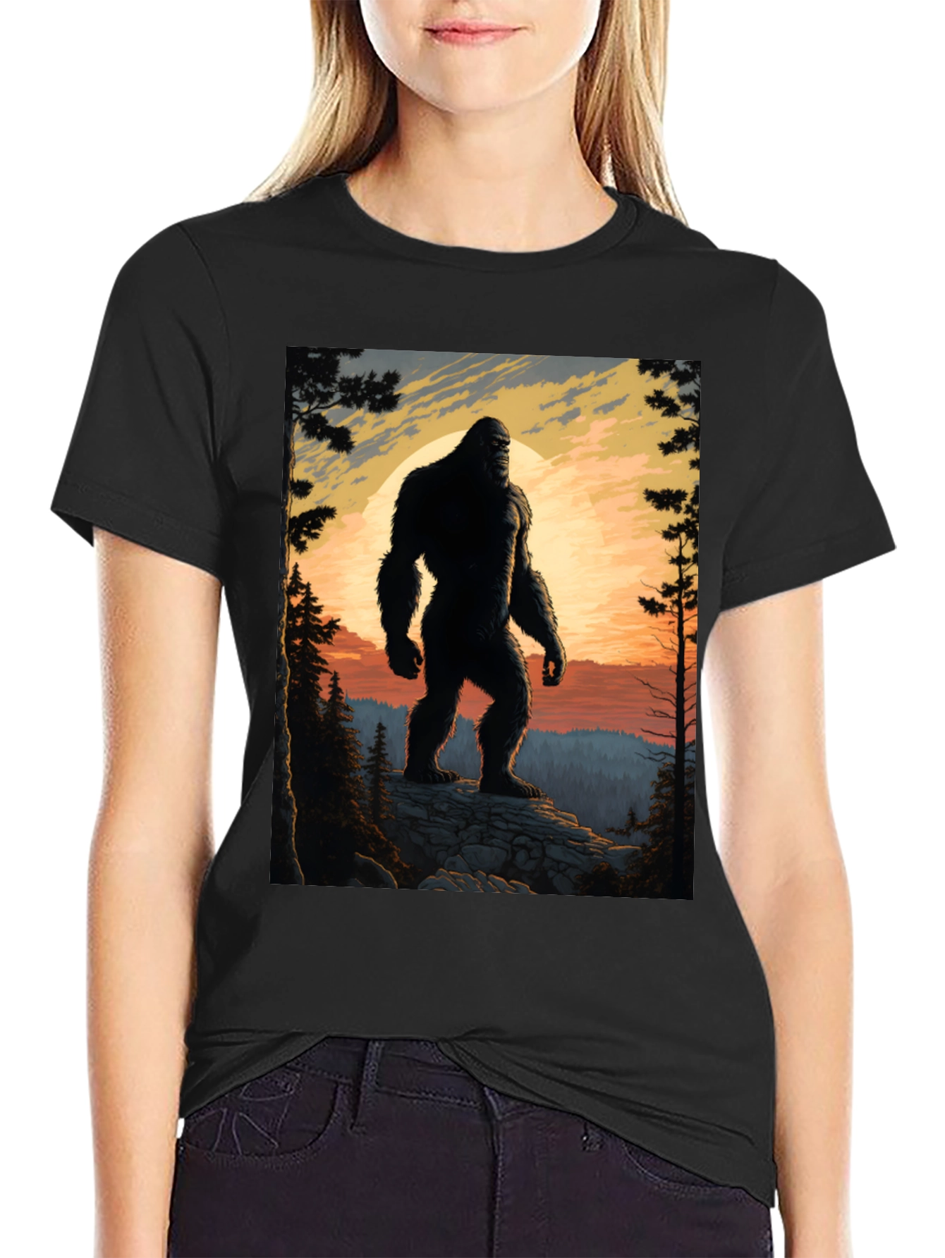 Bigfoot Sunset Tee