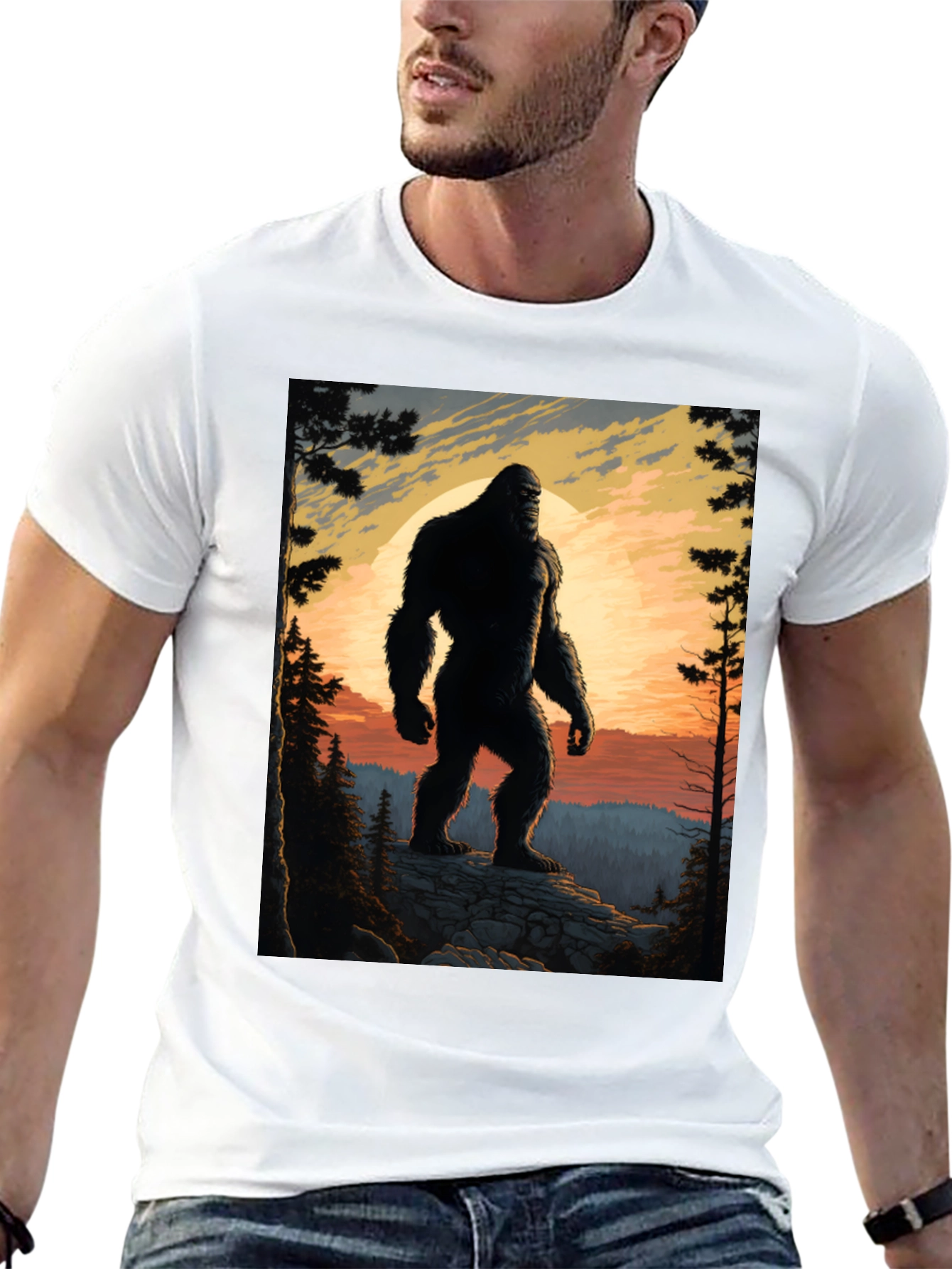 Bigfoot Sunset Tee