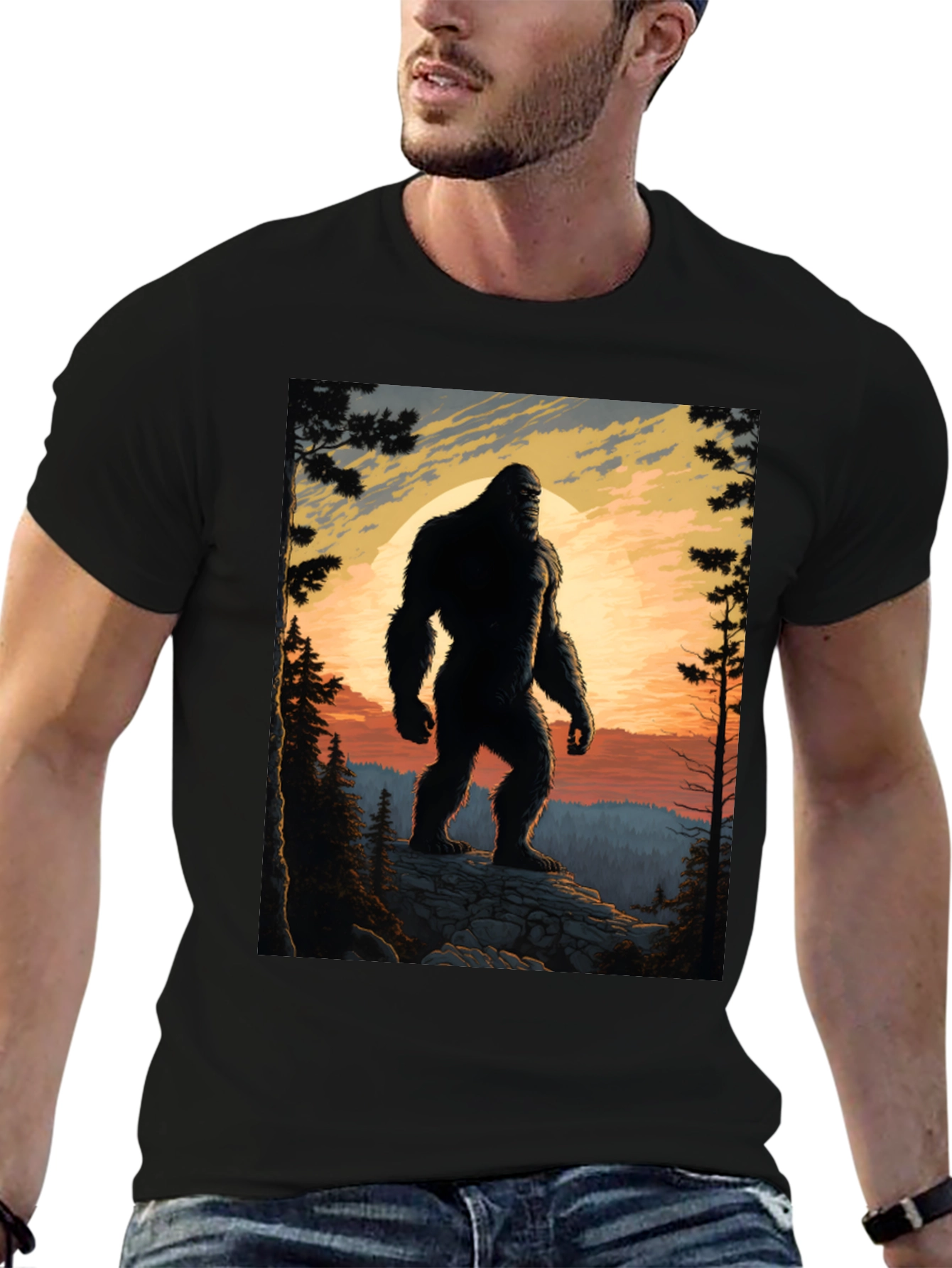 Bigfoot Sunset Tee