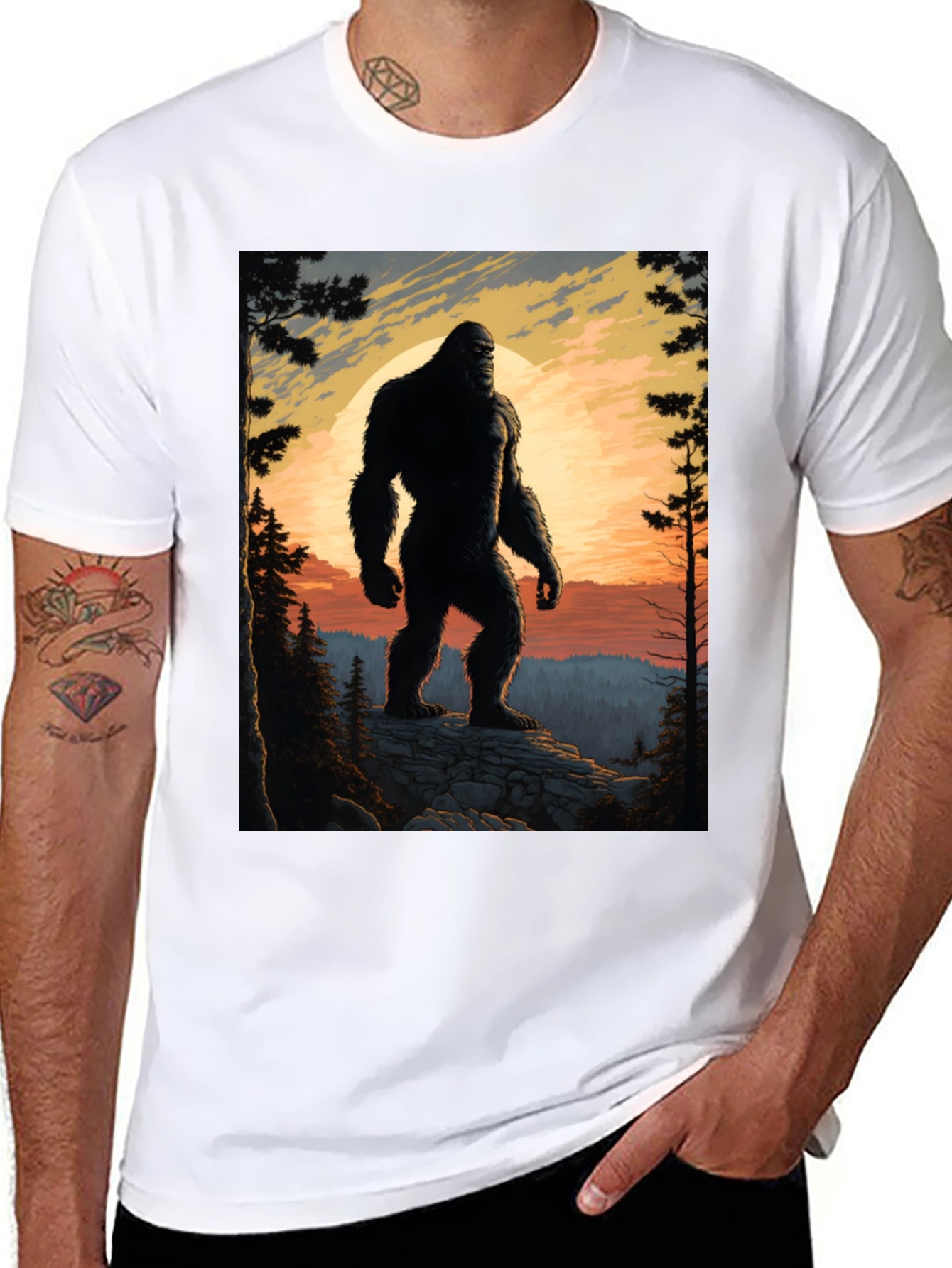 Bigfoot Sunset Tee