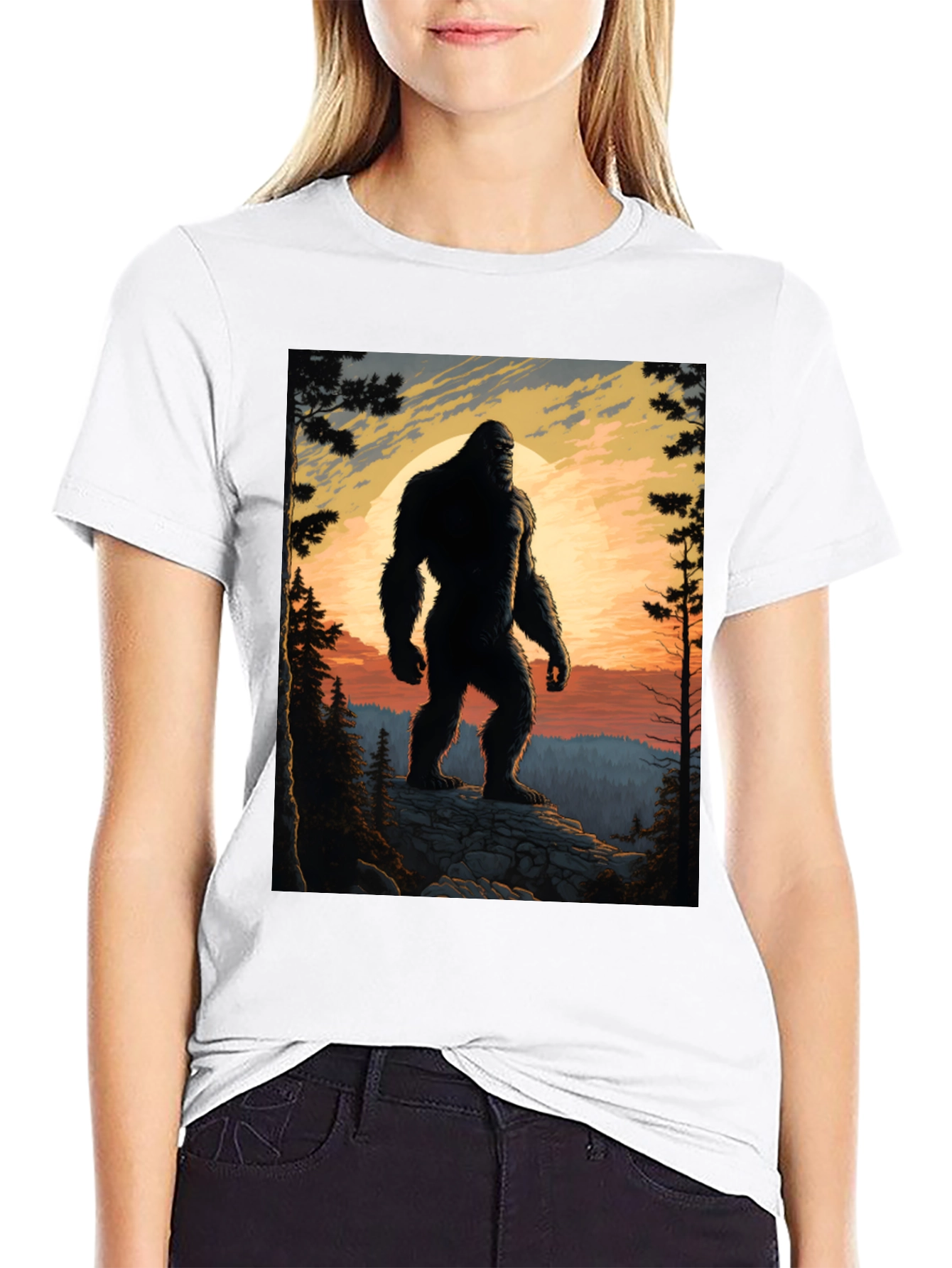 Bigfoot Sunset Tee