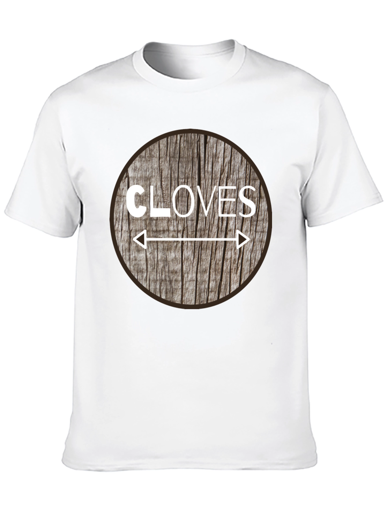 Cloves Direction Wood Design T-Shirt