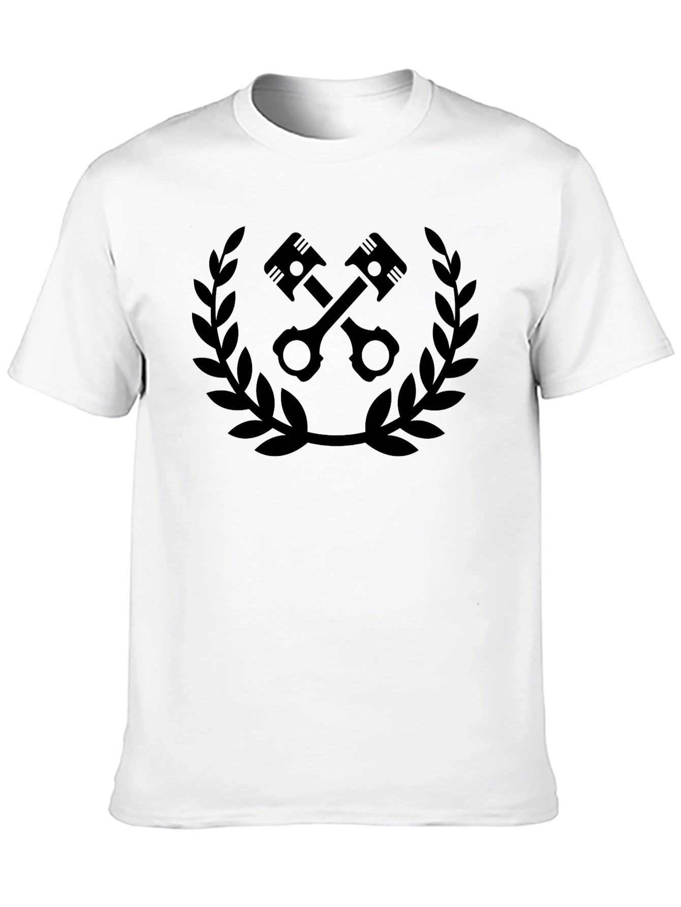 Piston Laurel Wreath Graphic T-Shirt - Black