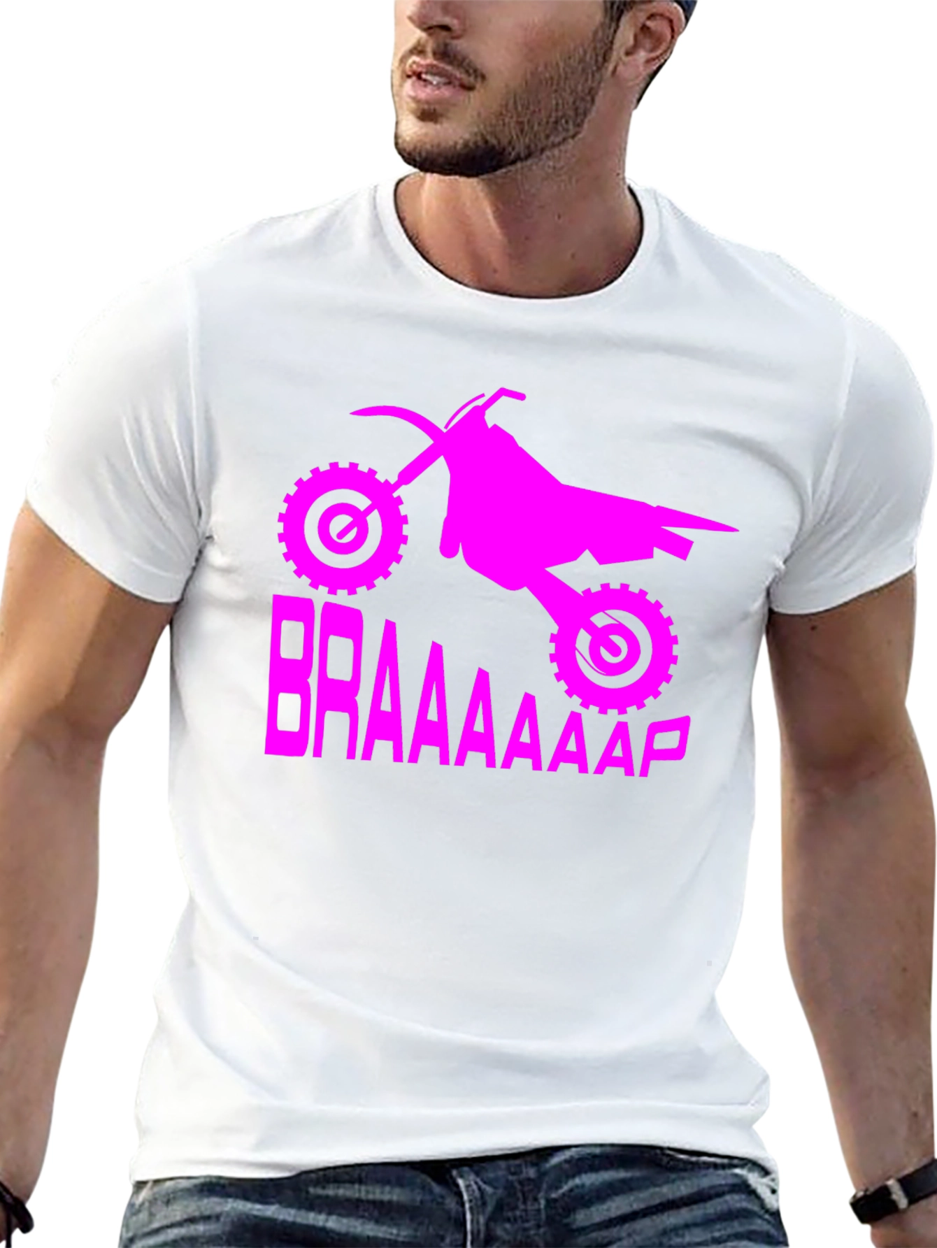 BRAAAP! Motocross Graphic T-Shirt - Black
