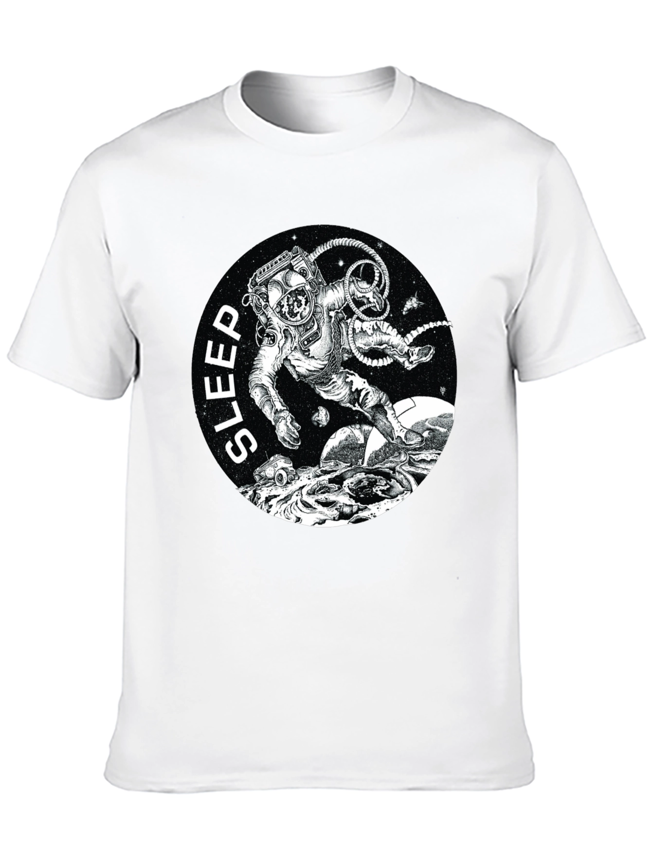 Sleep Astronaut Black T-Shirt